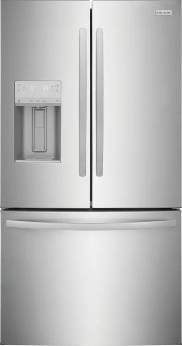 Frigidaire FRFS2823AS 27.8 Cu. Ft. Stainless Steel French Door Refrigerator - Standard Depth for Modern Kitchen & Open Floor Plan Homes