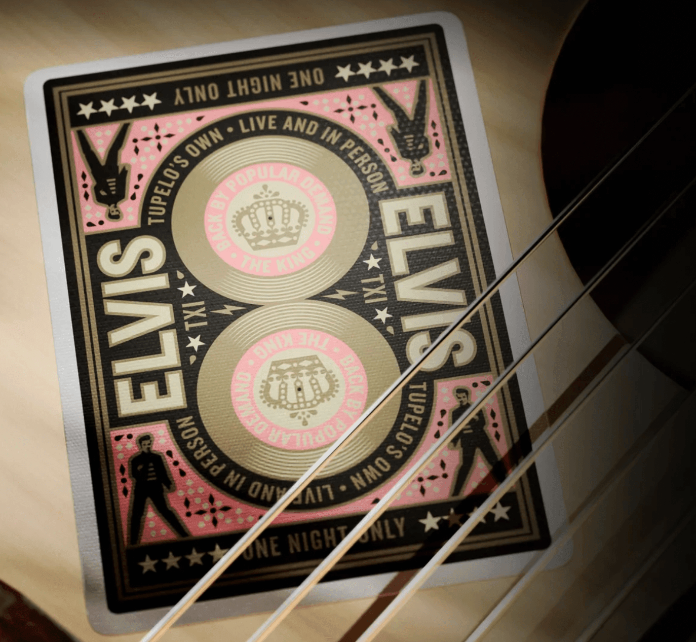 Elvis Presley Playing Cards - 52 Deck Vintage Collectible Poker Cards with Custom Designs - Perfect for Poker Games, Magic Tricks, and Elvis Fans Gift Ideas