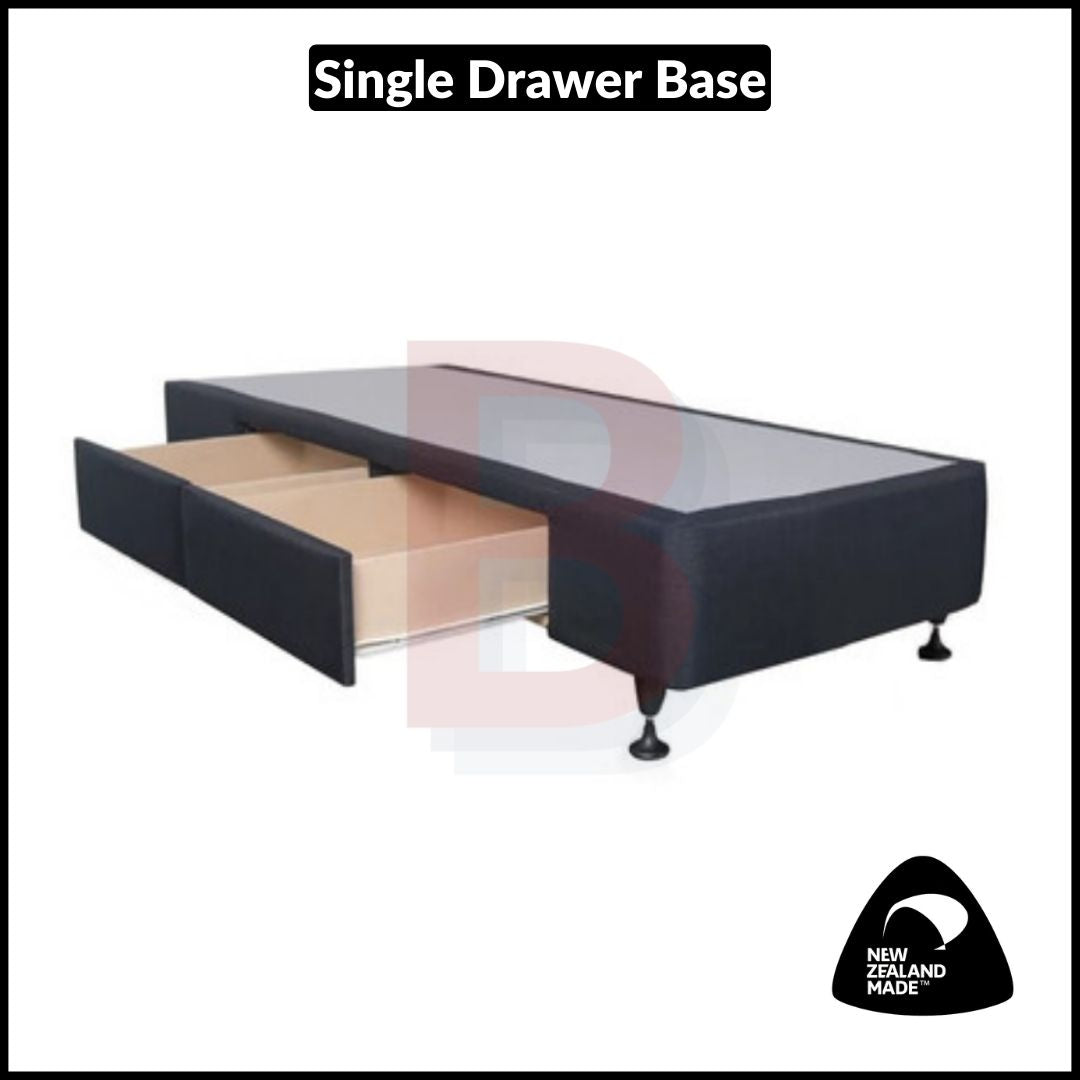 Single Drawer Bed Base - NZ Made Standard Drawer for Space-Saving Storage | Perfect for Small Bedrooms, Dorms & Studio Apartments
