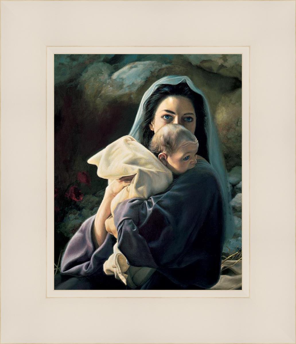 Be It Unto Me Religious Painting by Liz Lemon Swindle - Inspirational Christian Art for Home, Church & Office Decor