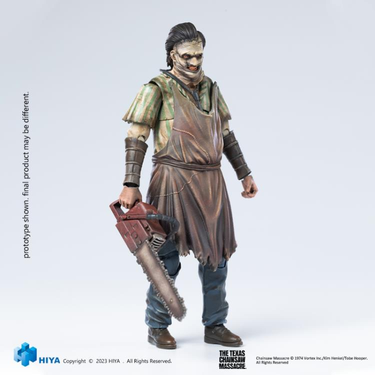 1/18 Scale HIYA 4-Inch Action Figure - The Texas Chainsaw Massacre (2003) Leatherface Collectible - Horror Movie Character Model for Display & Collection - Perfect for Horror Fans & Action Figure Enthusiasts