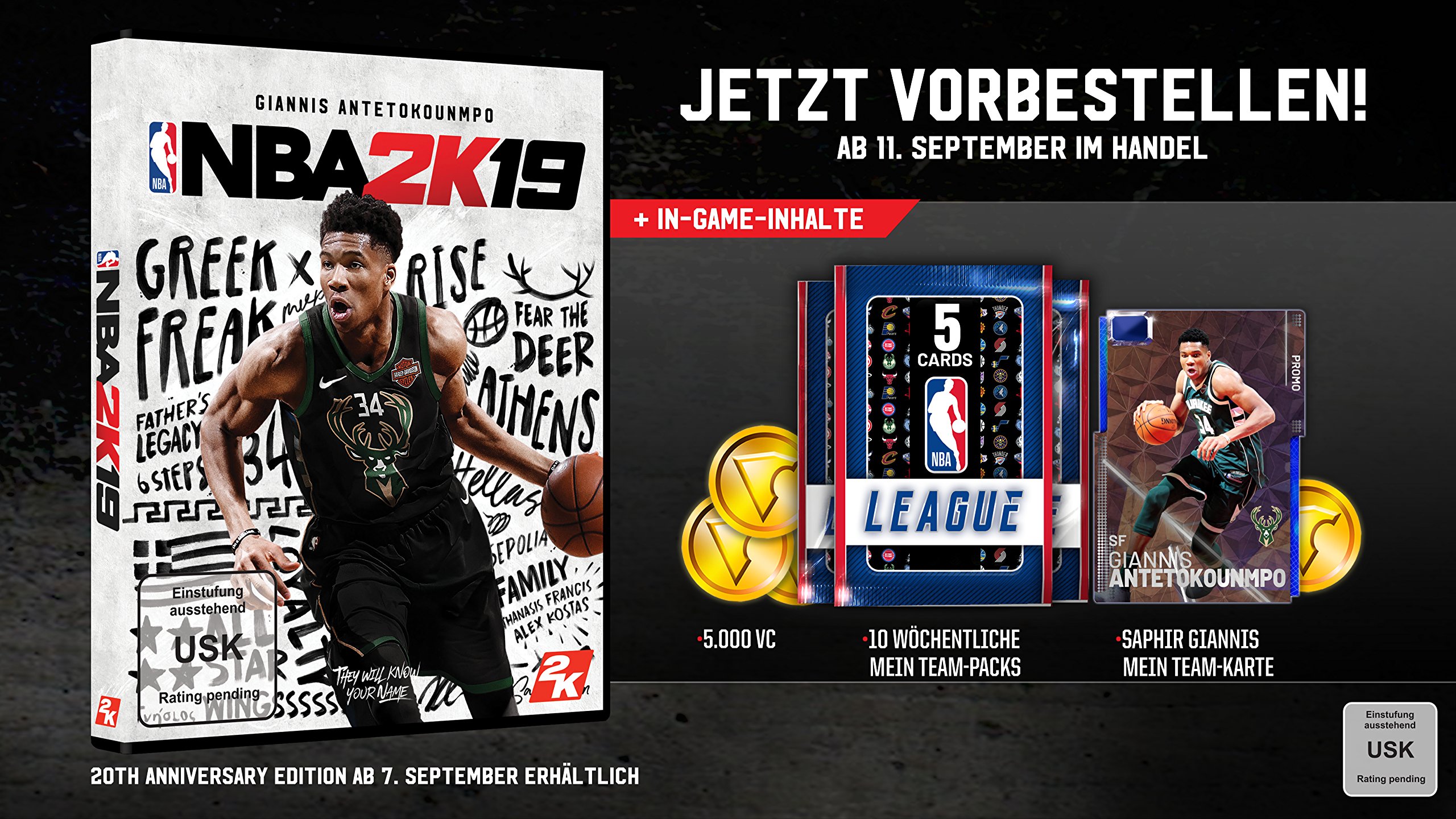 NBA 2K19 Standard Edition for Nintendo Switch - Basketball Video Game for Sports Fans | Play at Home or On-the-Go