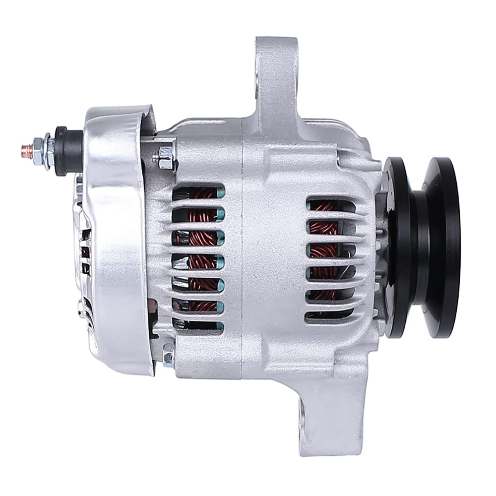 RAREELECTRICAL New Alternator for Kubota Tractor Models L4330dt-R, L4330gst-F, L4330gst-R, L4330hst-F | Replacement Part for Tractor Electrical System | Perfect for Farm Equipment Maintenance & Repair