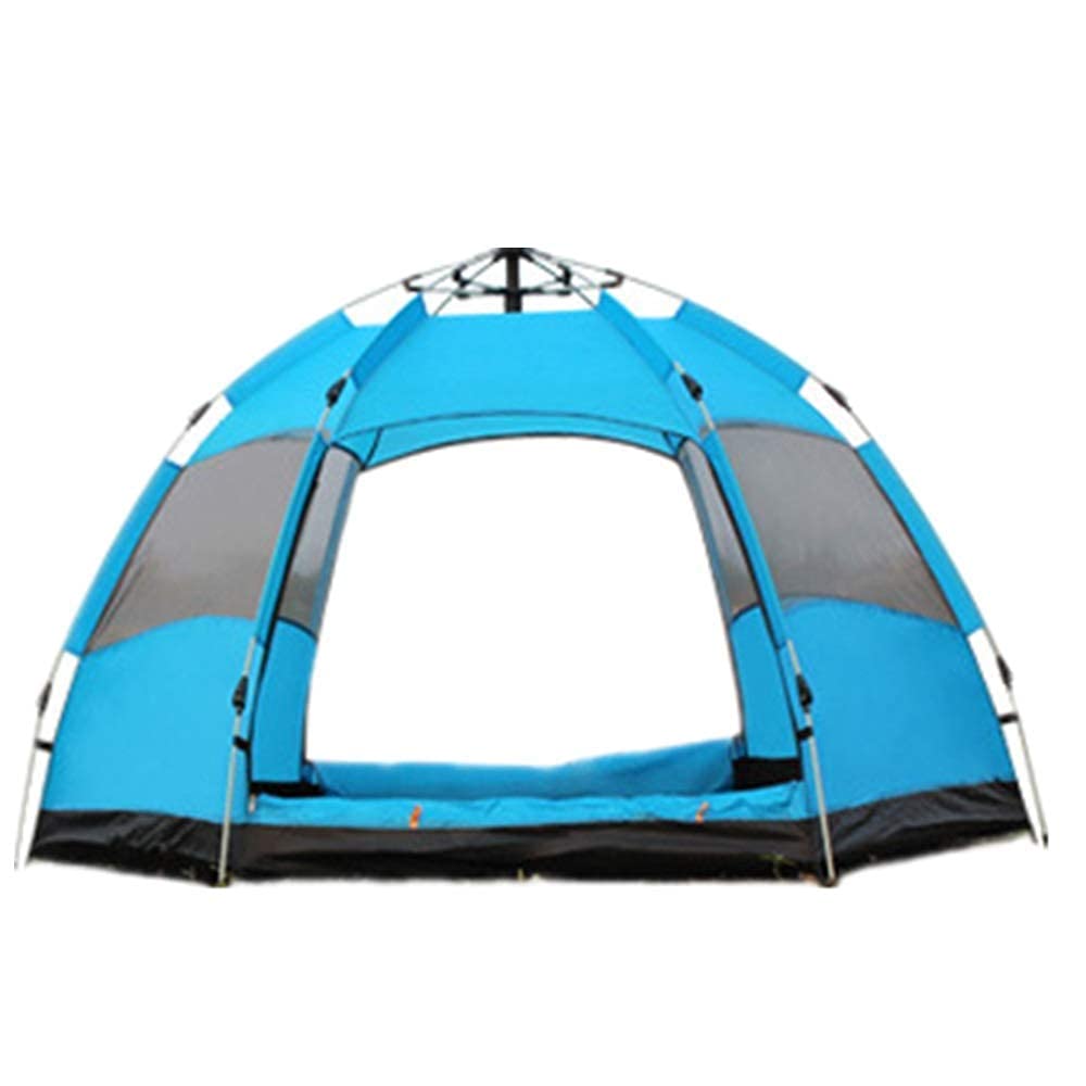 3-5 Person Waterproof Camping Tent - Lightweight Double Layer Outdoor Tent with Carry Bag for Backpacking, Hiking, Fishing & Park Adventures - Perfect for Family Camping Trips & Outdoor Exploration