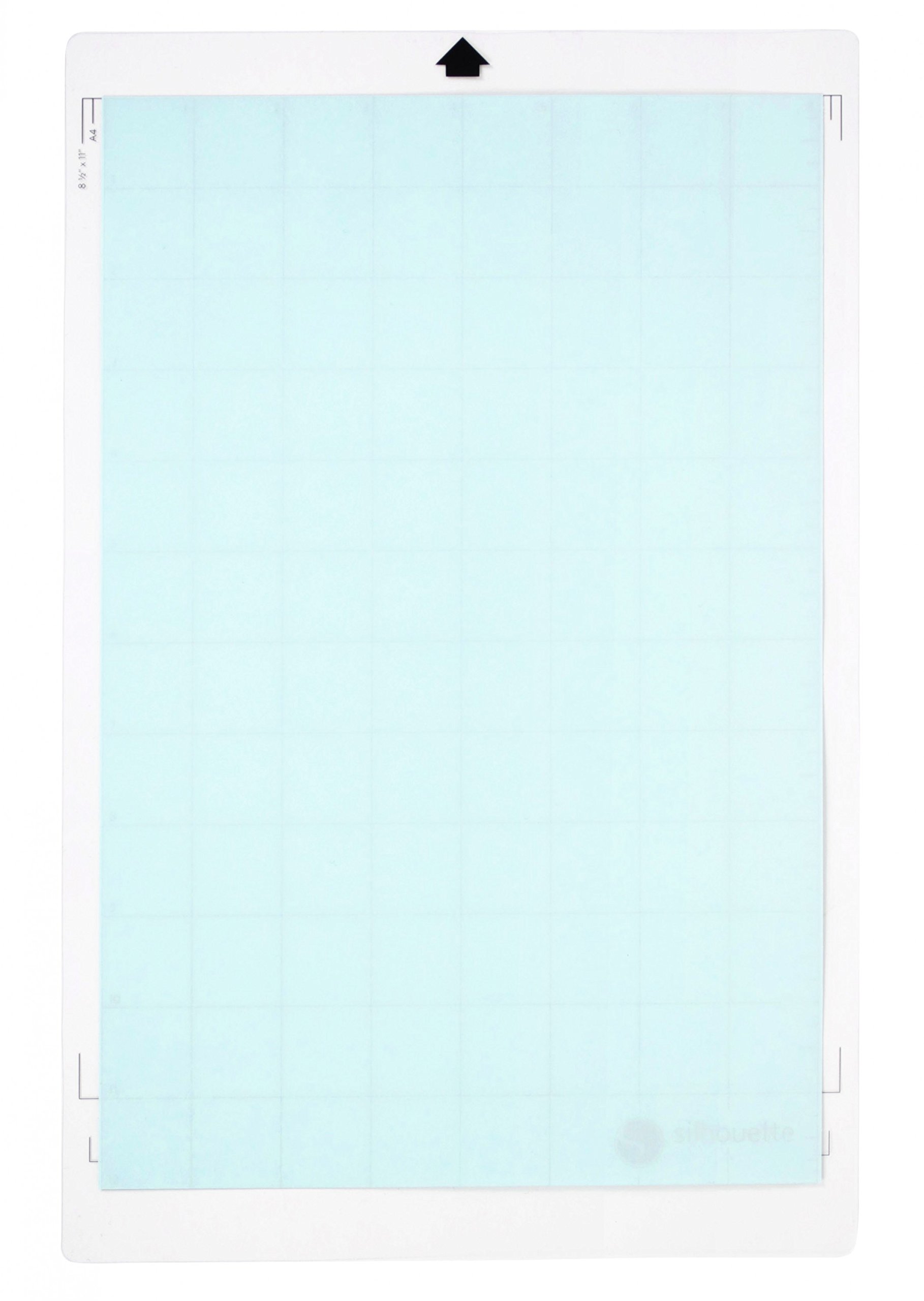 Silhouette Portrait Cutting Mat - Medium Size, Blue - Self-Adhesive Craft Mat for Vinyl, Paper, Cardstock - Perfect for DIY Scrapbooking, Card Making & Home Decor Projects