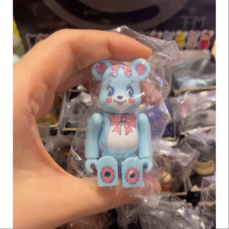 Bearbrick Series 48 Artist Swimmer Blue 100% Collectible Vinyl Art Toy - Perfect for Display, Gifts & Anime Collections