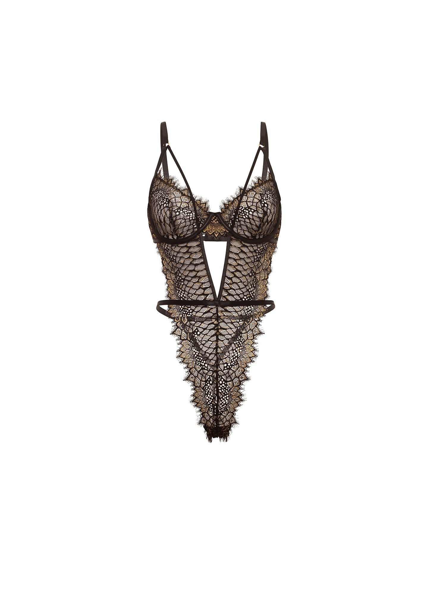 Lace Teddy Lingerie for Women - Sexy Lace Bodysuit with Adjustable Straps & G-String Panty, Perfect for Valentine's Day, Honeymoon & Romantic Nights