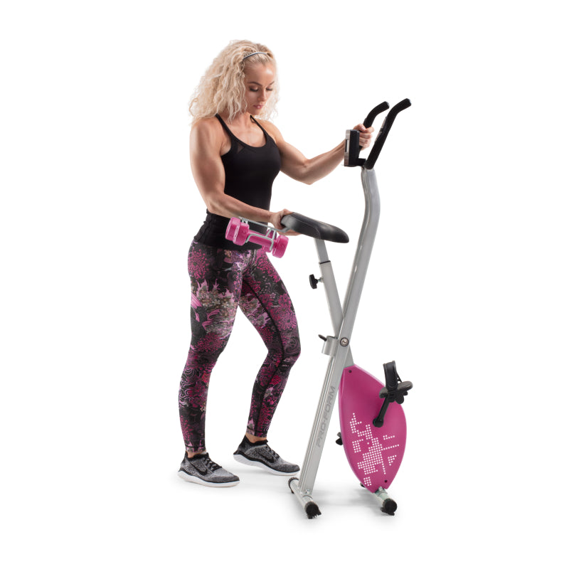 ProForm X Bike Elite Exercise Bike - Pink (PFEX78918P) | Indoor Cycling Bike for Home Gym, Cardio Workout & Weight Loss