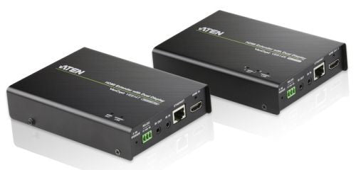 Aten VE814 HDMI Extender Over Single Cat5 Cable - Dual Display Support up to 100m (328ft) - Ideal for Home Theater, Conference Rooms & Digital Signage