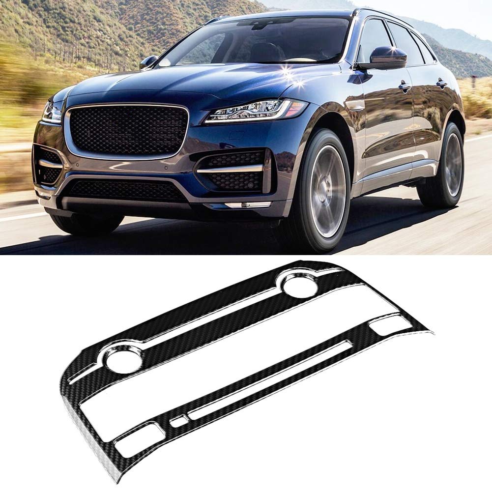 Carbon Fiber AC Center Frame Trim for Jaguar XE XF - Premium Car Interior Upgrade for Enhanced Style & Comfort