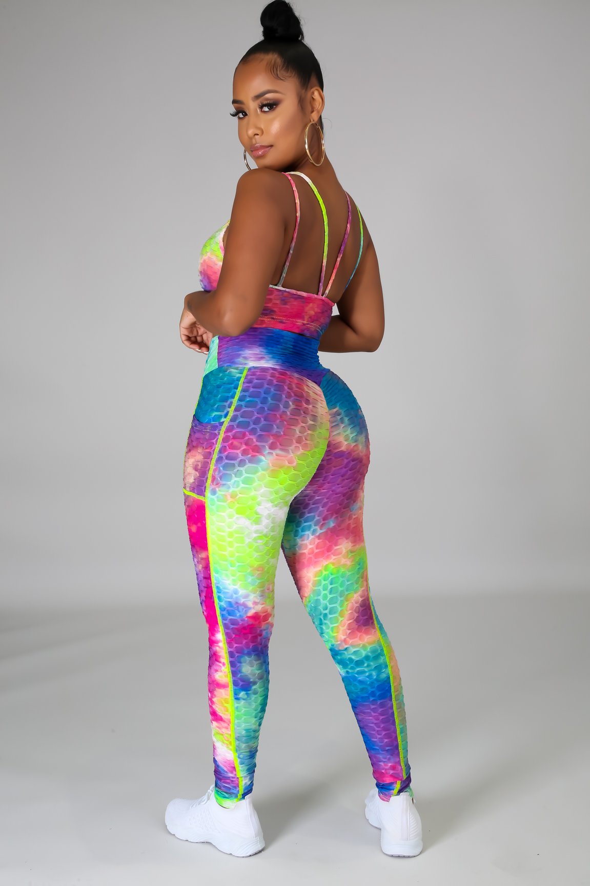 2-Piece Multi-Color Leggings Set for Women - Yoga, Workout & Casual Wear