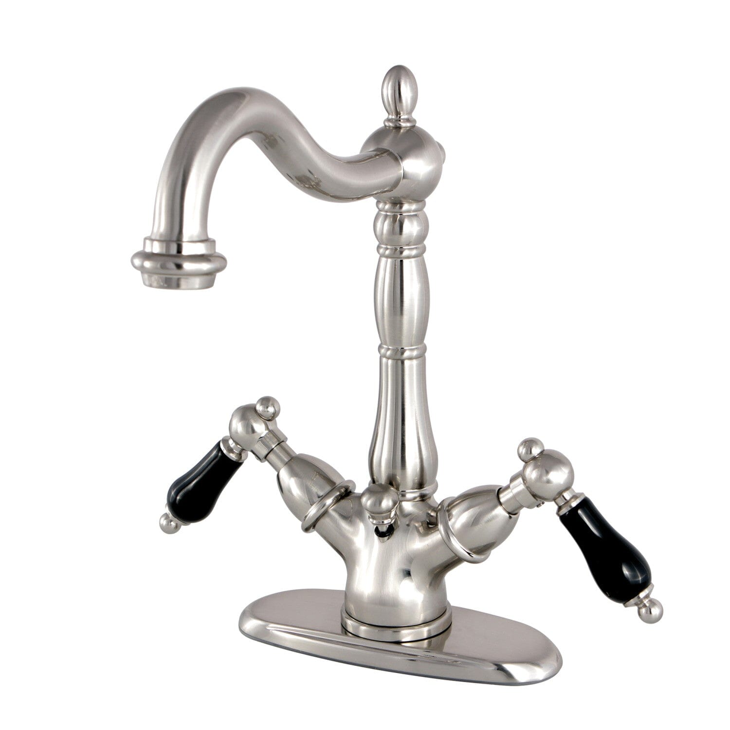 Duchess Double Handle 1 or 3 Hole Deck Mount 4 Inch Centerset Bathroom Faucet with Brass Pop Up Drain - Elegant Brass Finish for Bathroom Sink - Perfect for Modern Home Renovation and Bathroom Upgrades