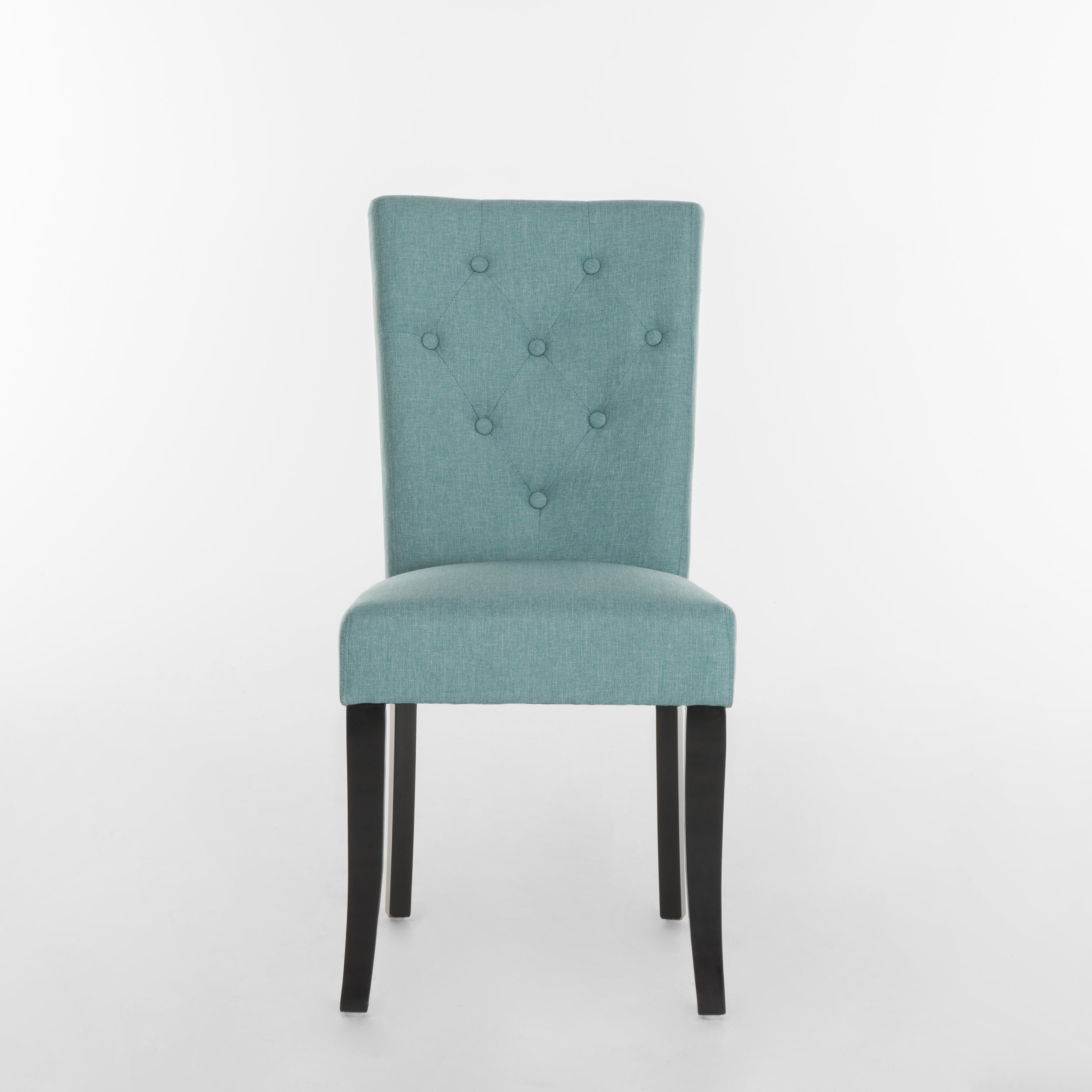 Modern Dining Chairs Set of 2 - Comfortable Kitchen & Dining Room Chairs with Sturdy Metal Legs - Perfect for Home, Restaurant, and Office Use