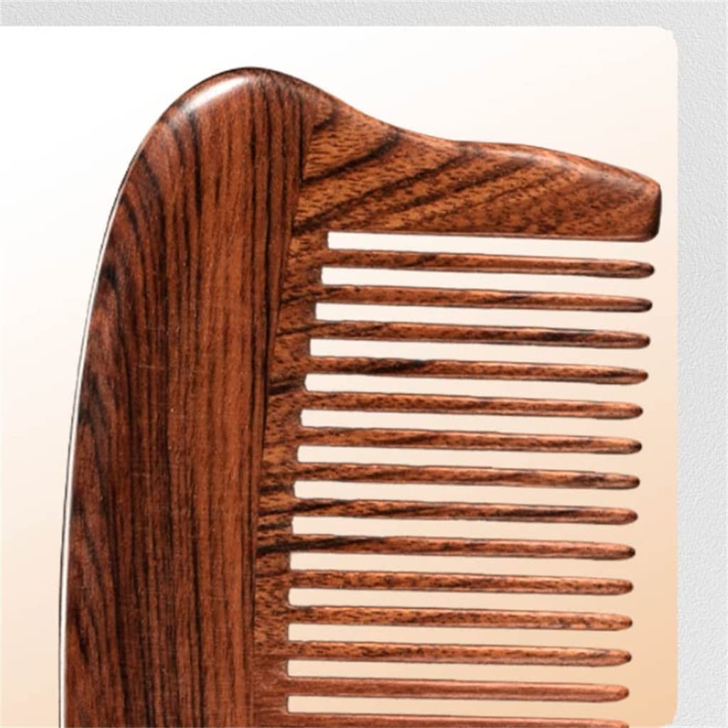 Unisex Wooden Hair Comb - Portable Massage Comb for Long & Short Hair - Natural Hair Care & Styling Tool - Perfect Personal Gift for Home, Travel & Salon Use