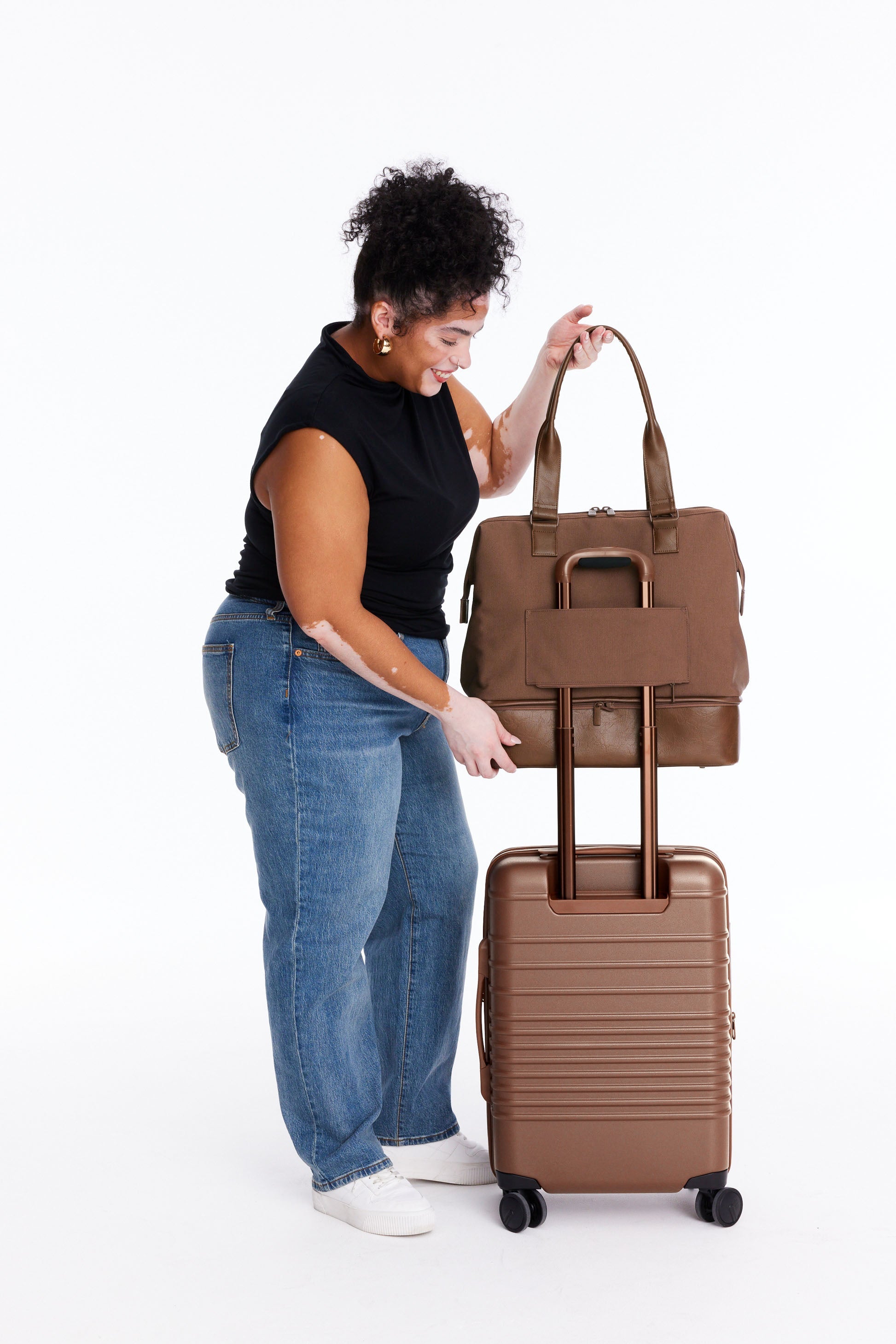 Maple Convertible Mini Weekender Bag - Stylish & Versatile Carry-On for Travel, Gym, or Weekend Getaways