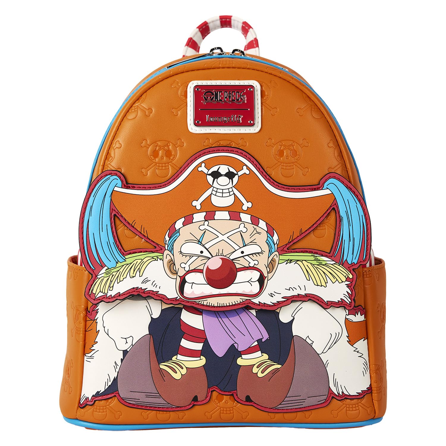 Loungefly One Piece Buggy Cosplay Mini Backpack - Amazon Exclusive Anime Collectible for Fans, Cosplay & Conventions