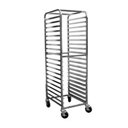 Sturdy 20-Tier Aluminum Pan Rack - Space-Saving Knock Down Design Holds 70 Pans - Perfect for Commercial Kitchens, Restaurants & Home Baking Organization