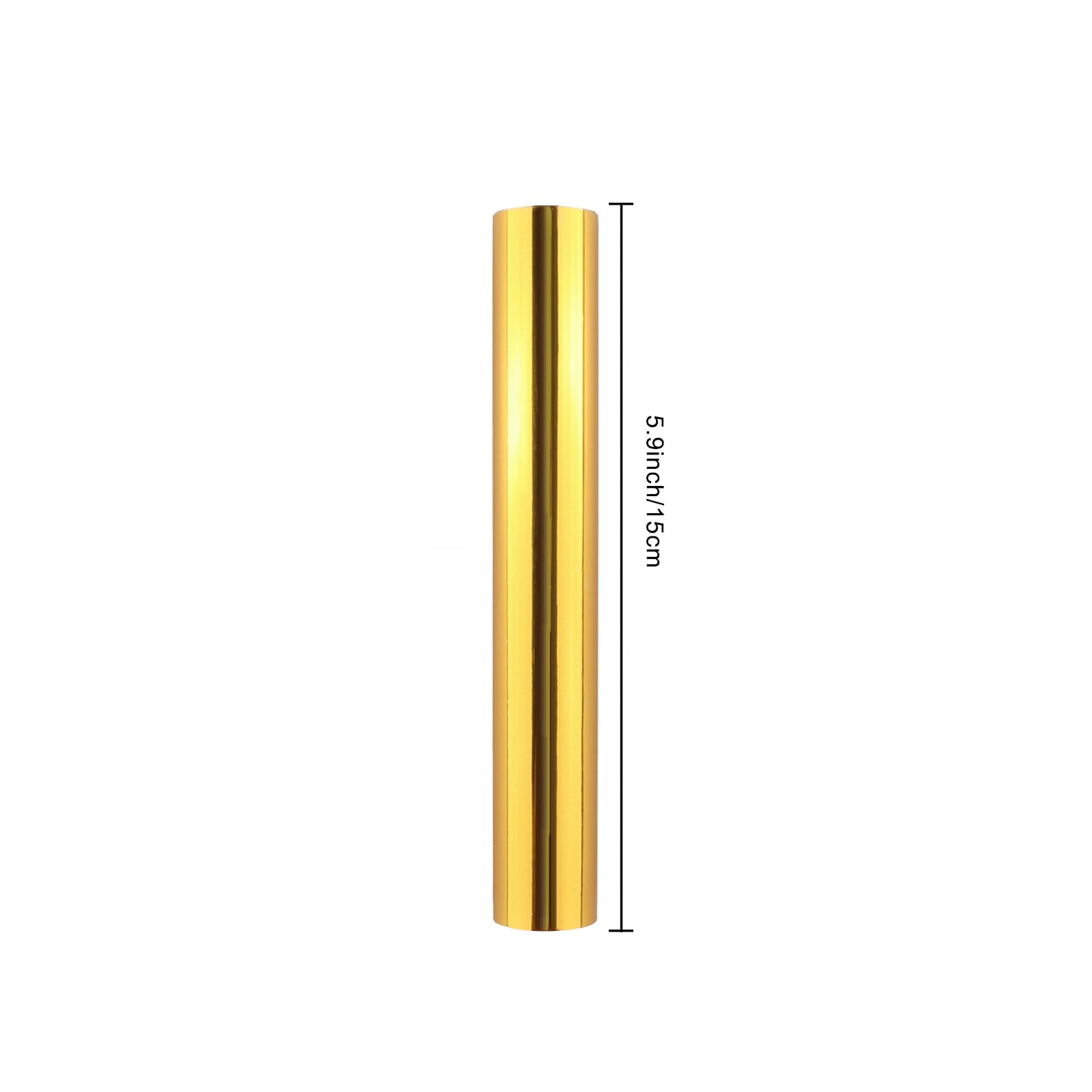 Briartw 4 Rolls Glimmer Hot Foil Roll Bundle - Gold Heat Activated Foil for Glimmer Hot Foil System & Heat Foil Pen - 5.9