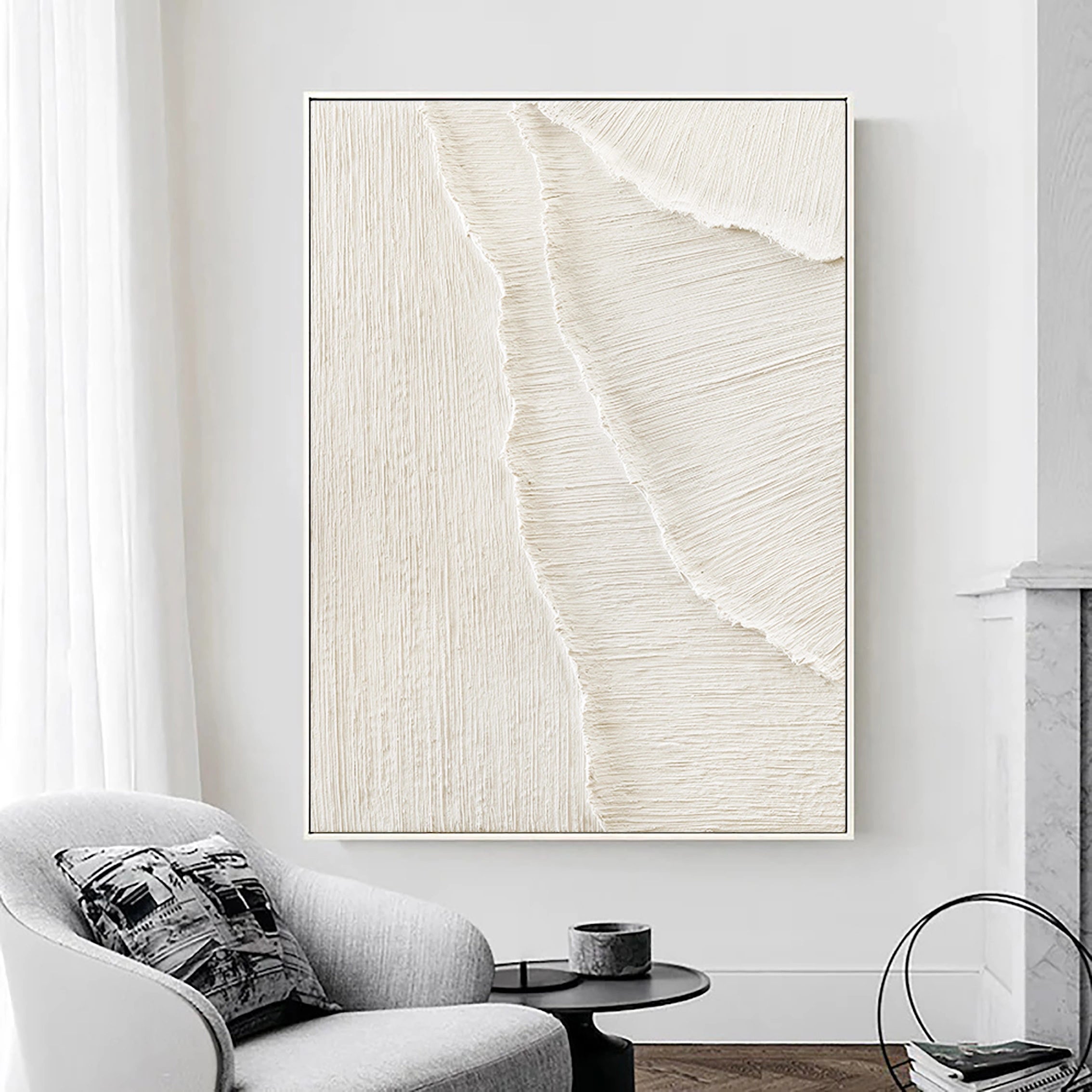 Minimalist Textured Plaster Art Painting #MM009 - Modern Home & Office Wall Decor