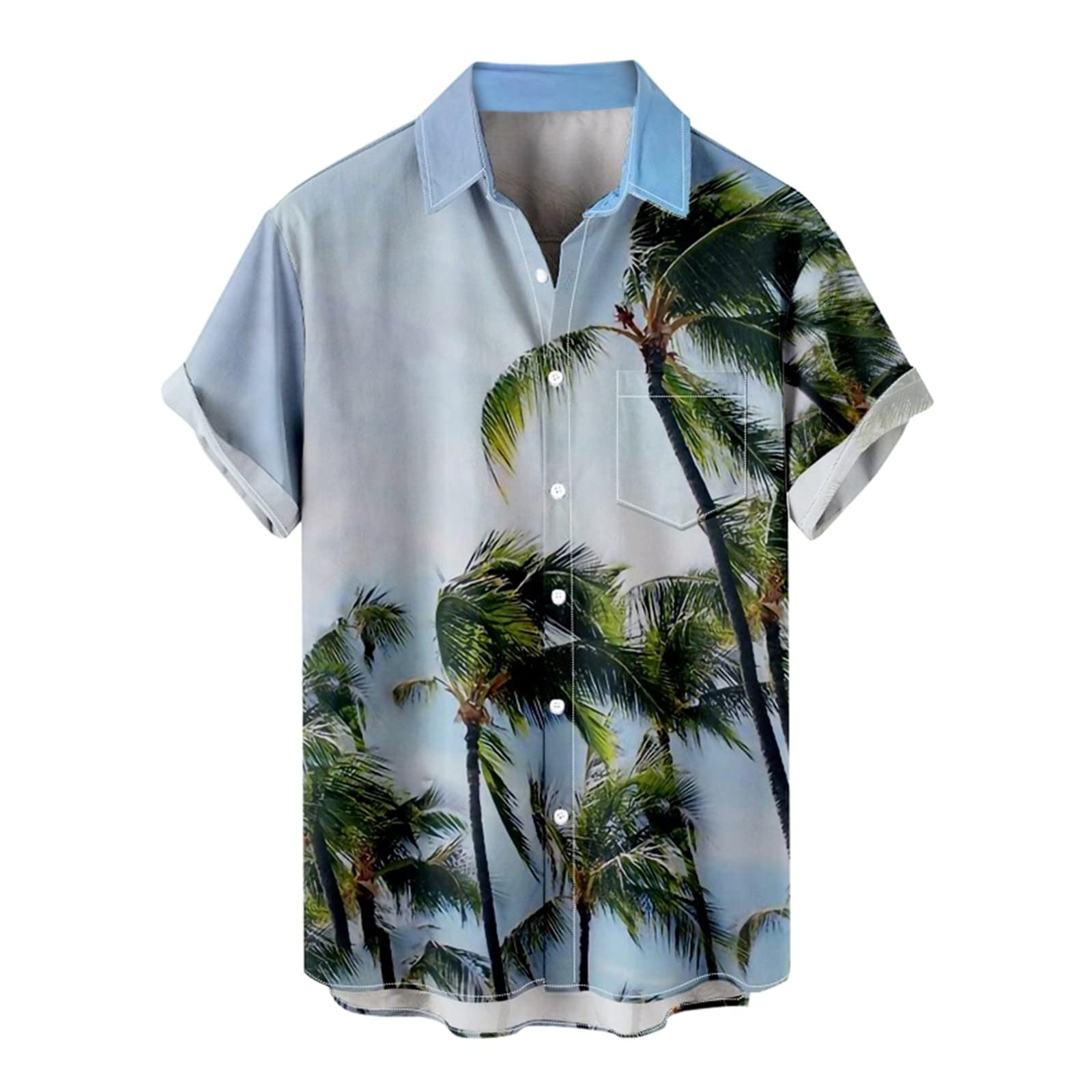 Men's Floral Hawaiian Shirts - Short Sleeve Button Down Beach Shirts for Summer | Casual Wear, Vacation & Tropical Outfits
