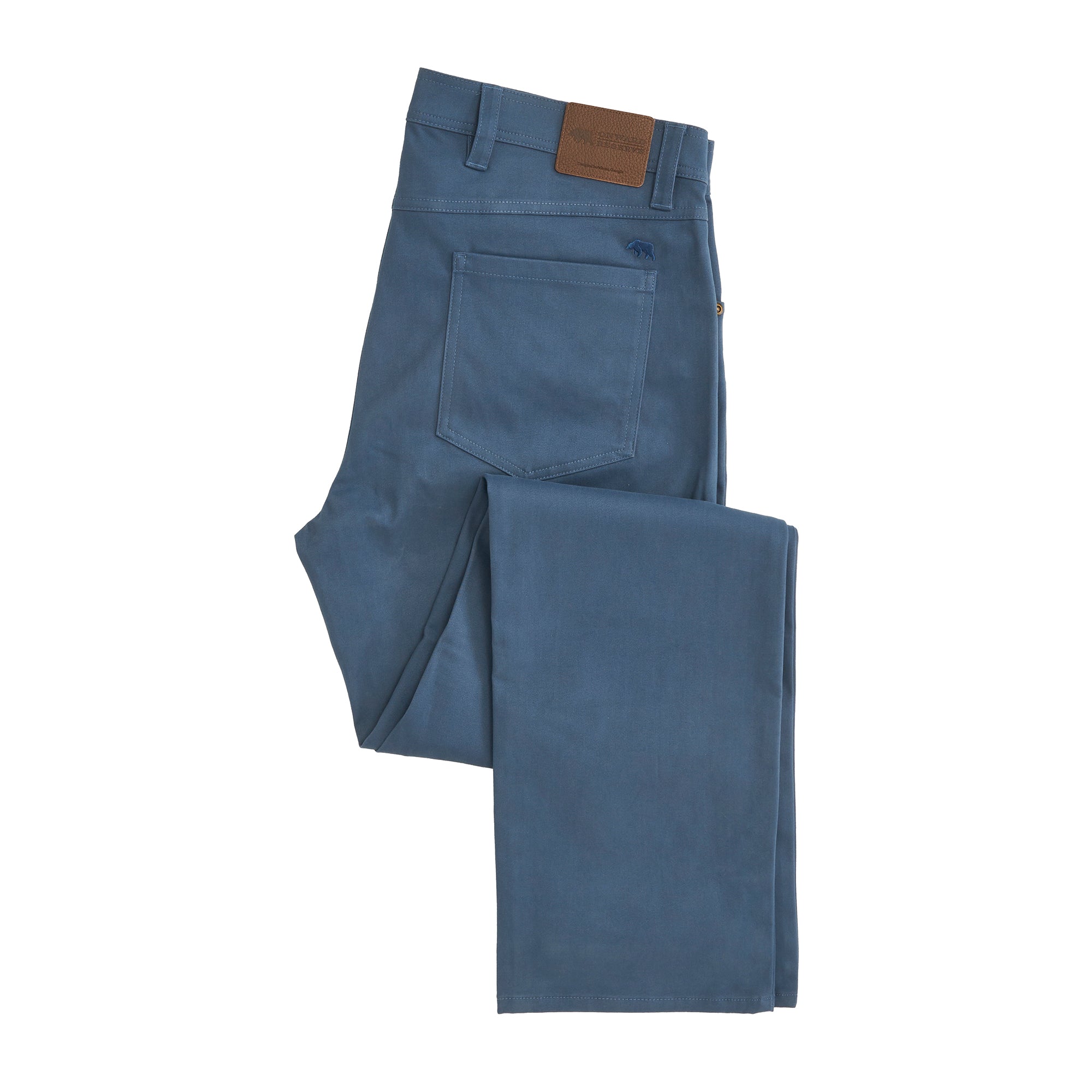 Classic Five Pocket Pants for Men - Dark Denim Jeans | Comfortable Slim Fit Stretch Denim Trousers | Perfect for Casual Wear, Work & Everyday Outfits