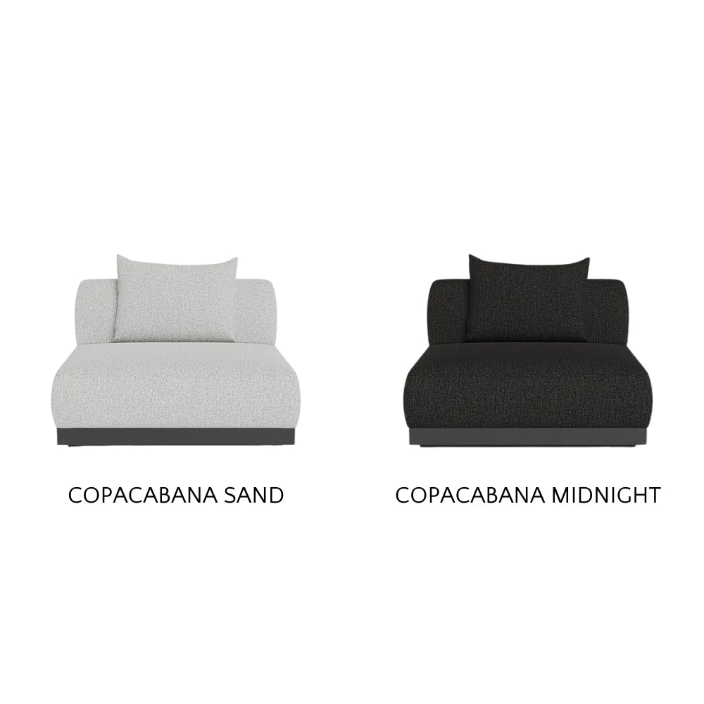 Amalfi Outdoor Armless Swivel Chair - 360 Degree Rotating Patio Furniture for Poolside, Garden, and Deck Relaxation