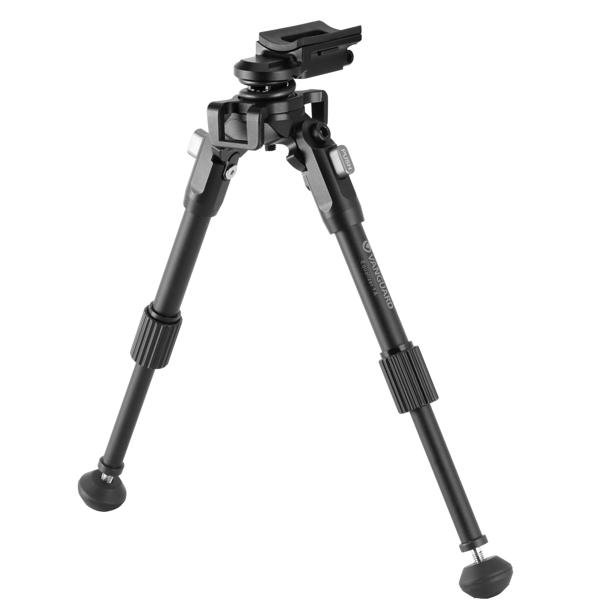 Equalizer 1 A Aluminum Gun Bipod with Forearm Sling Stud Attachment - Lightweight Shooting Rest for Hunting, Target Practice & Outdoor Adventures