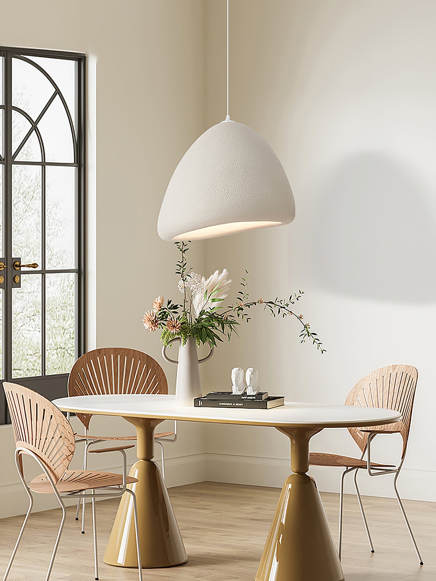 Handcrafted Kyoto Pendant Light - Modern Japanese Style Ceiling Lamp for Dining Room, Kitchen Island & Bedroom Decor