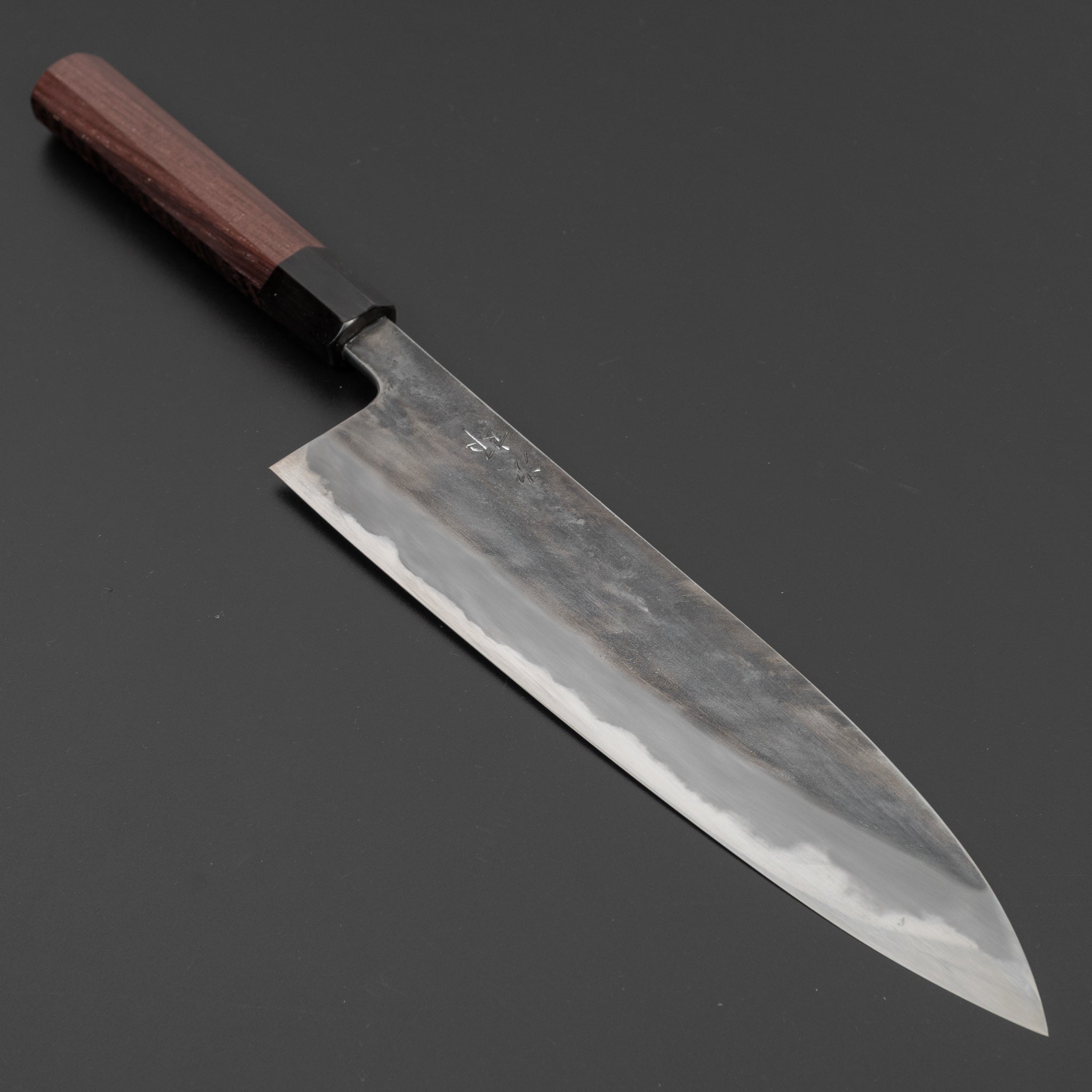 Premium Jiro Tsuchime Wa Gyuto 240mm Japanese Chef Knife with Taihei Tagayasan Handle - Perfect for Sushi, Meat Slicing & Professional Kitchen Use