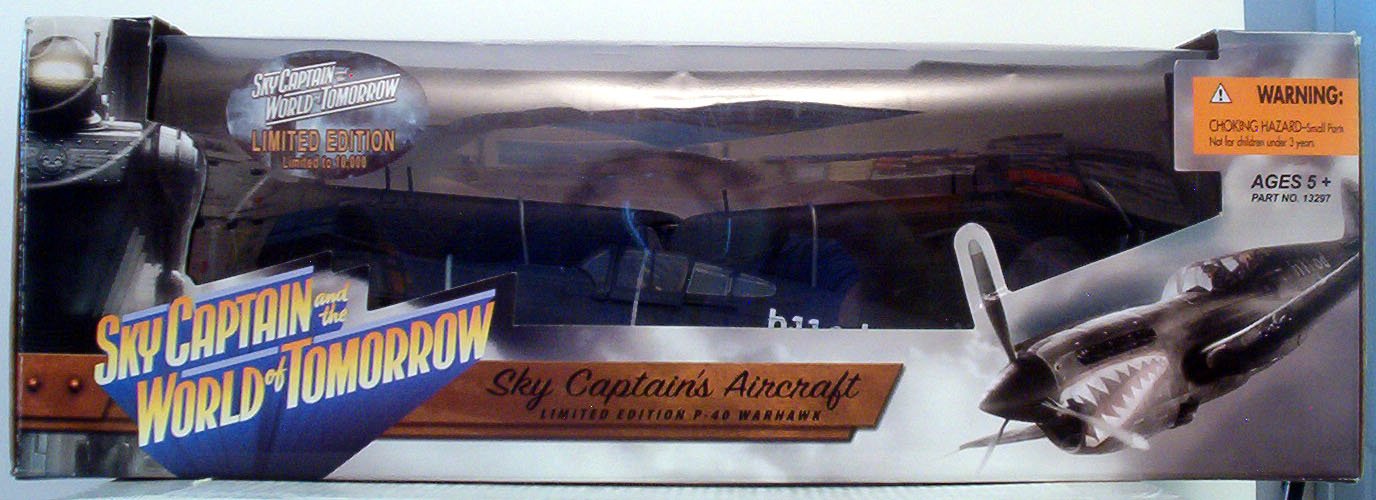 P-40 Warhawk Sky Captain and the World of Tomorrow 1:32 Scale Model Airplane - Perfect for Aviation Enthusiasts, Collectors & WWII History Display