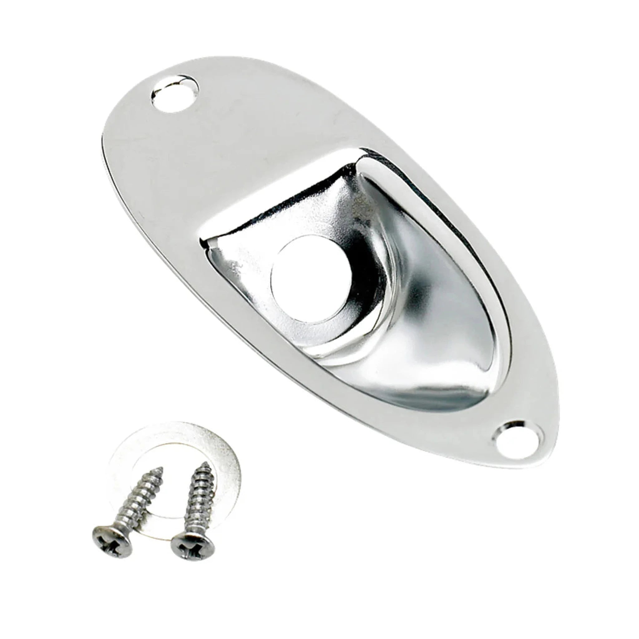 Fender Stratocaster Jack Ferrule Chrome - Premium Guitar Input Jack for Fender Strat - Perfect for Guitar Repairs & Upgrades