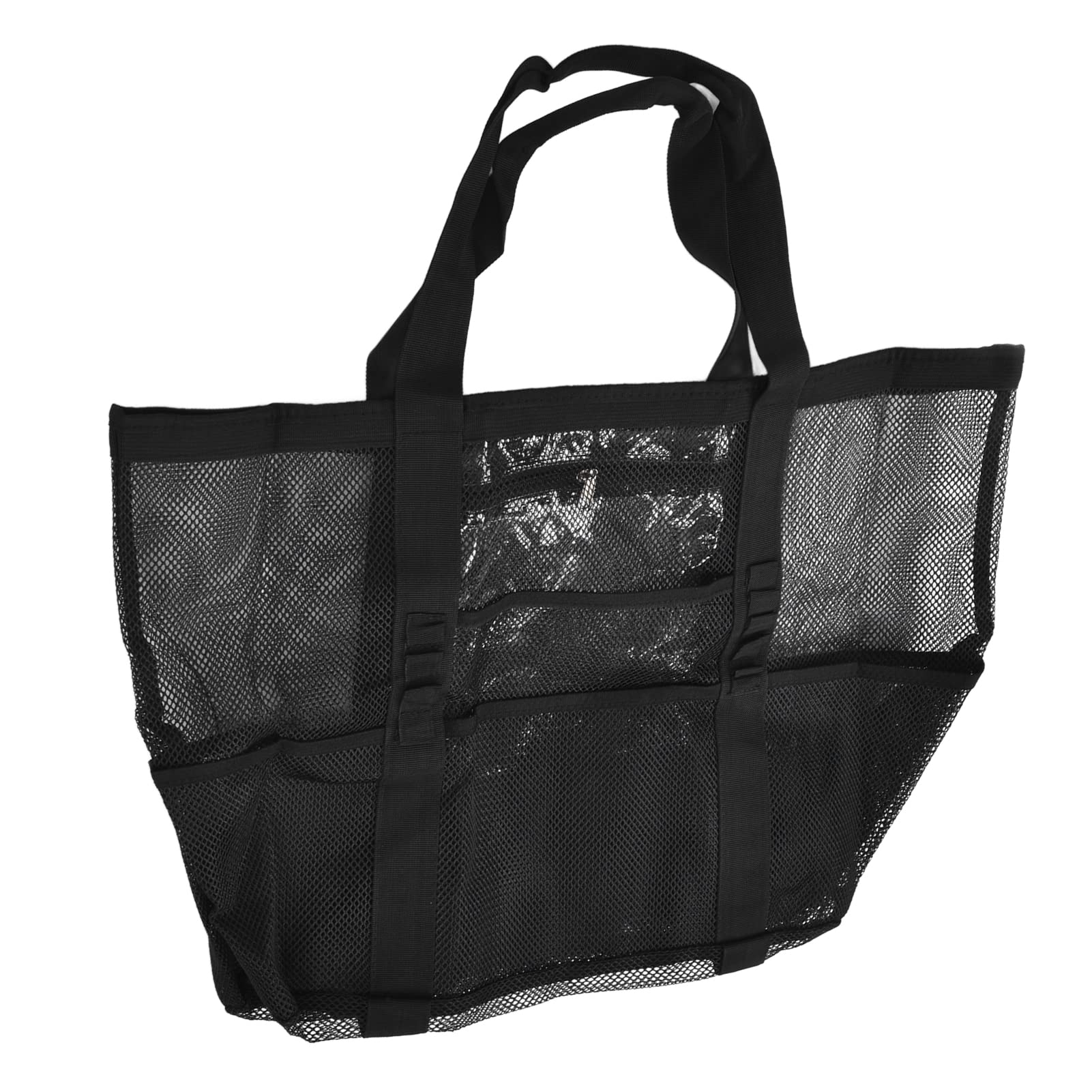 Large Mesh Oxford Beach Tote Bag - Waterproof, Durable & Spacious for Beach, Picnic, BBQ, Camping & Travel - Perfect for Carrying Towels, Snacks & Essentials