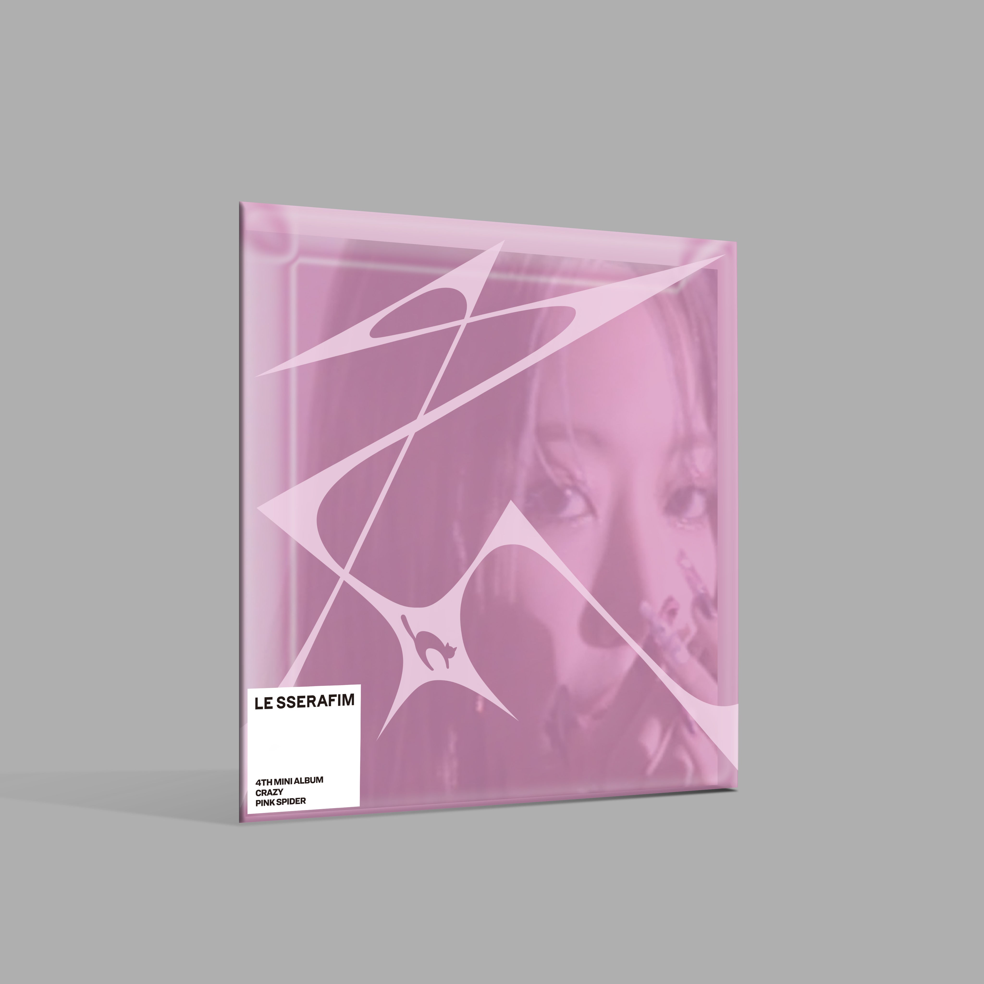 LE SSERAFIM 4th Mini Album 'CRAZY' (Compact Ver.) - K-Pop CD with Photobook & Poster - Perfect for K-Pop Fans Collection & Gift Giving