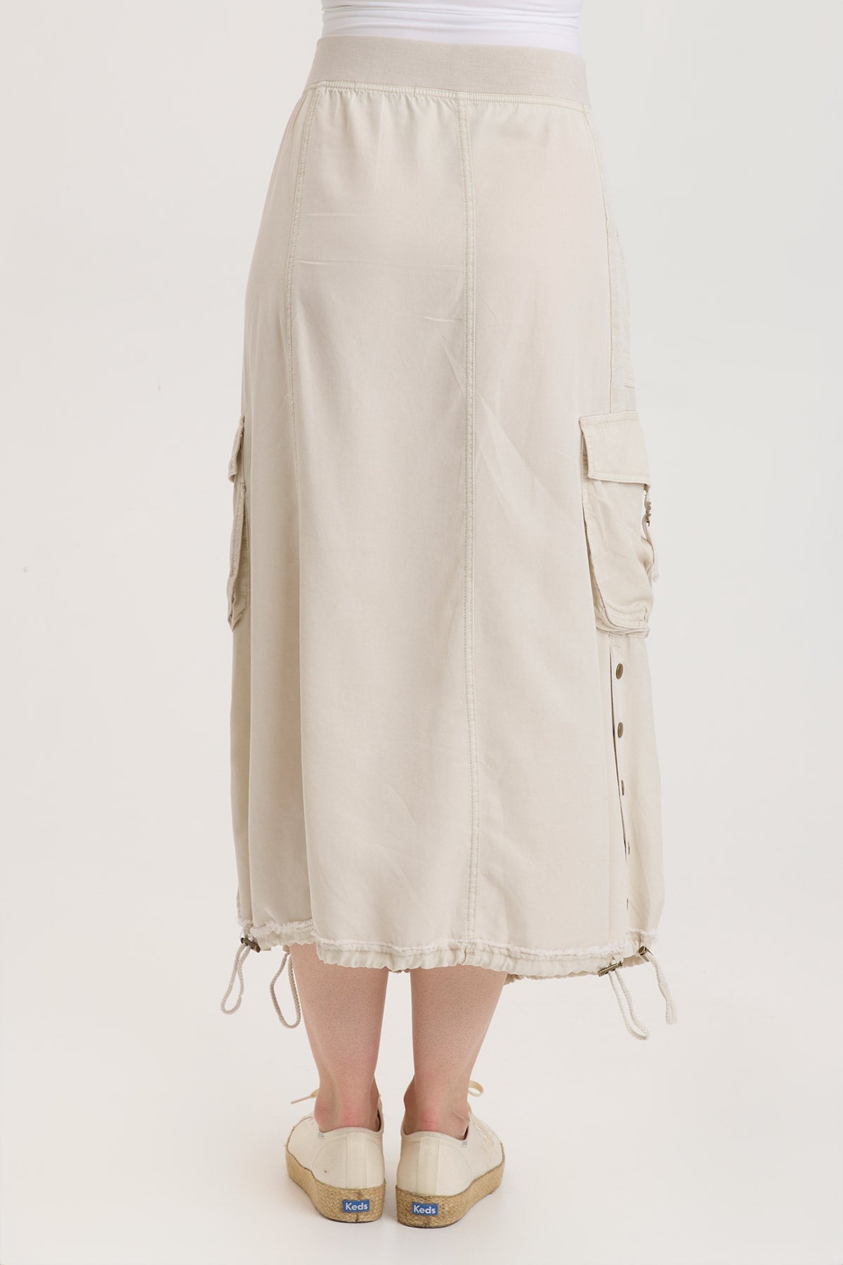 Leslyn Skirt Klondike Pigment - Women's High Waisted A-Line Skirt for Casual & Office Wear | Perfect for Spring & Summer Outfits