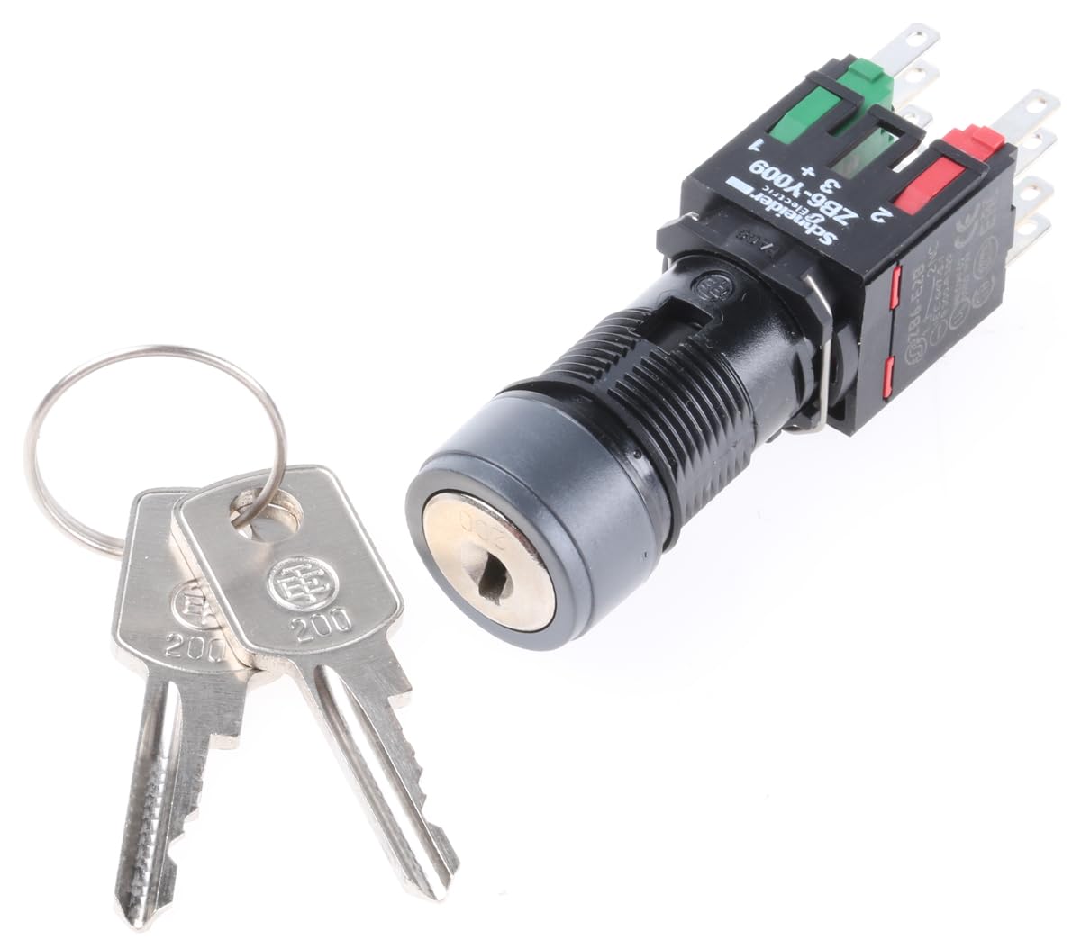XB6 Selector Switch 250V AC 15A Rotary Cam Changeover Switch - Perfect for Industrial Control Panels, Machinery, and Electrical Equipment