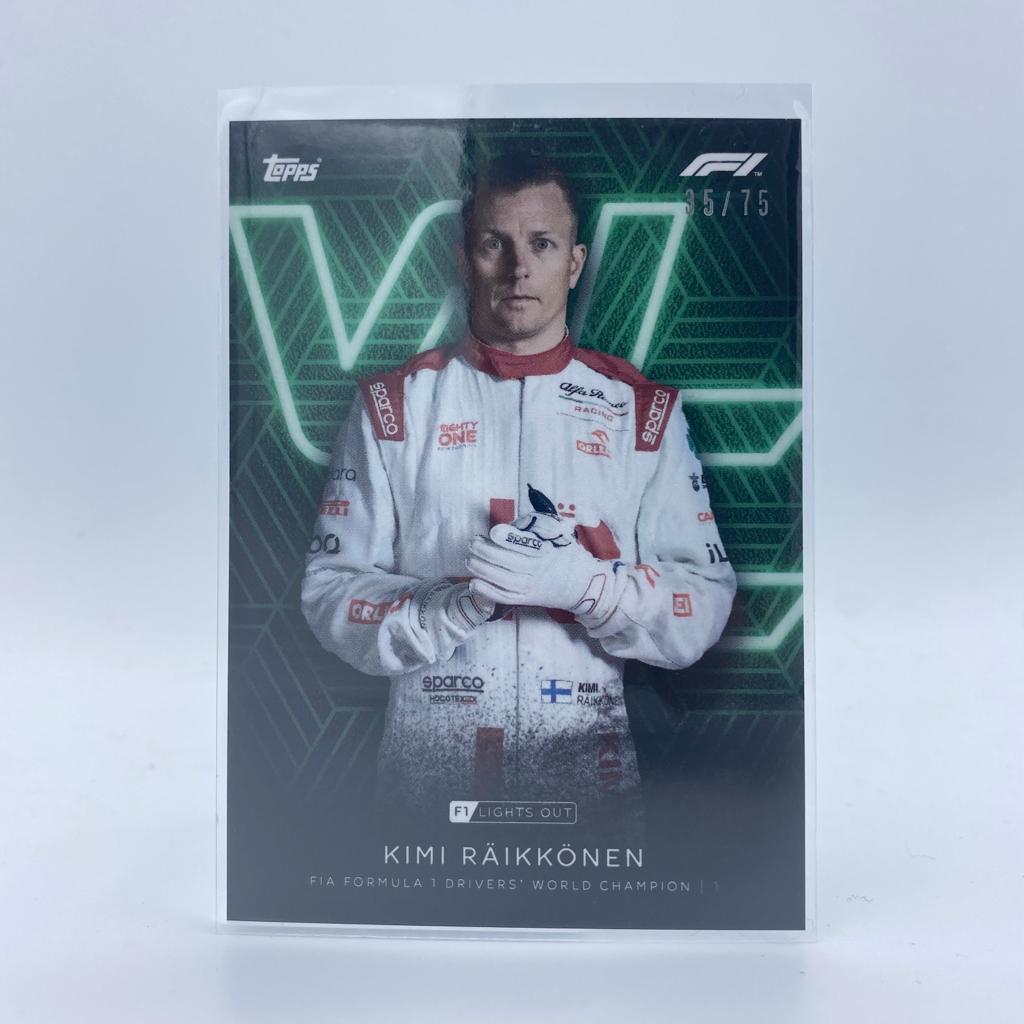 75 Kimi Raikkonen F1 World Champion Driver Collectible - Perfect for Motorsport Fans, F1 Memorabilia Collectors, and Racing Enthusiasts