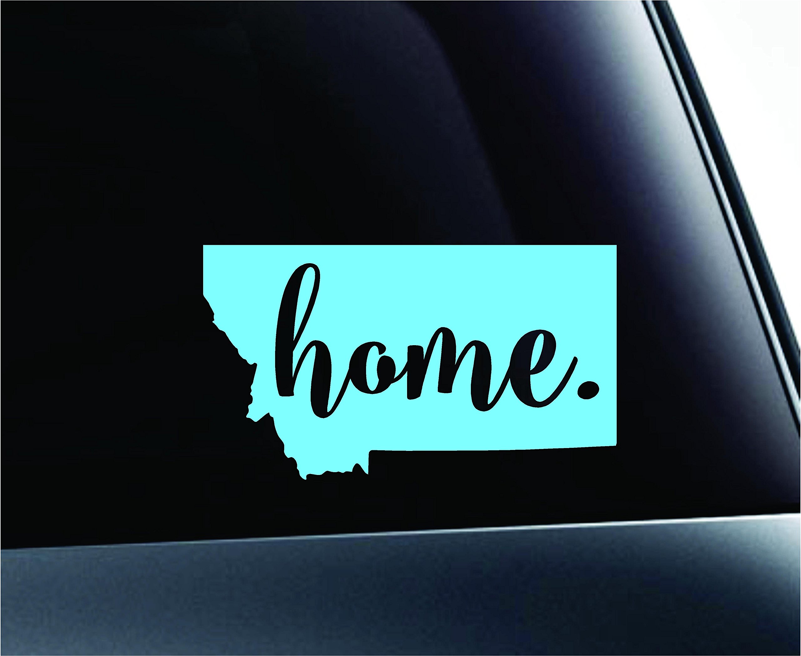 Montana State Helena Sticker Decal for Car, Laptop, Truck - Mint Green