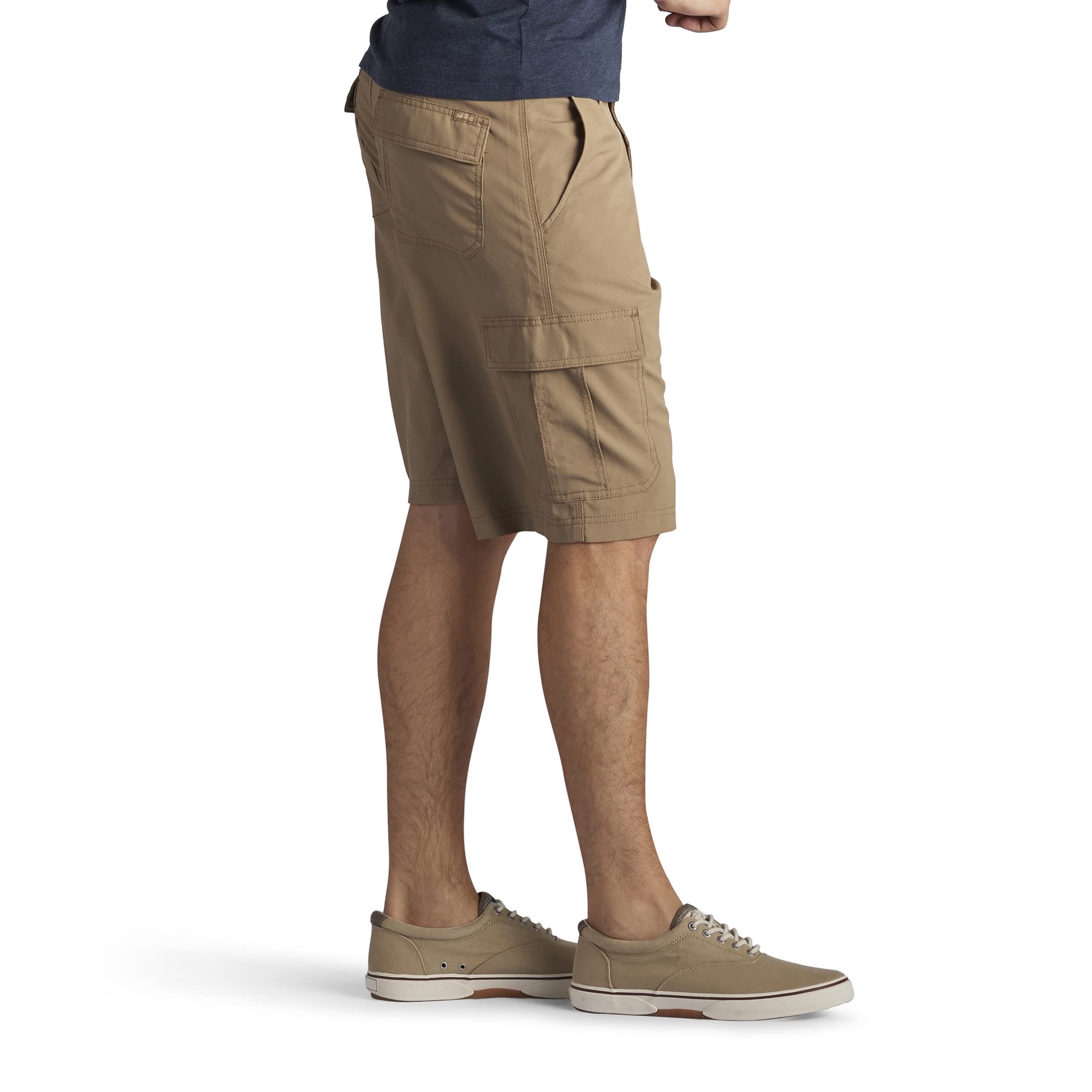 Lee Men's Big & Tall Performance Cargo Shorts - Durable Work & Outdoor Shorts for Hiking, Camping & Casual Wear