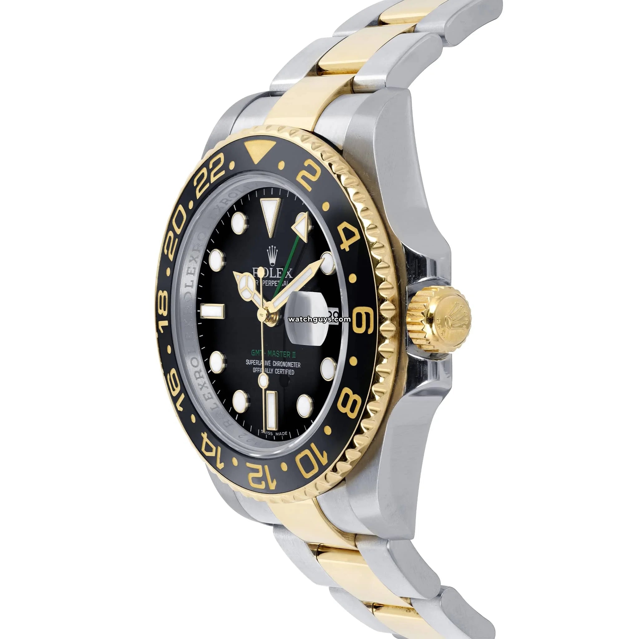 Rolex GMT Master II 116713LN Men's Luxury Watch - Two-Tone Stainless Steel & Gold - Automatic Movement - Perfect for Travel, Business & Special Occasions