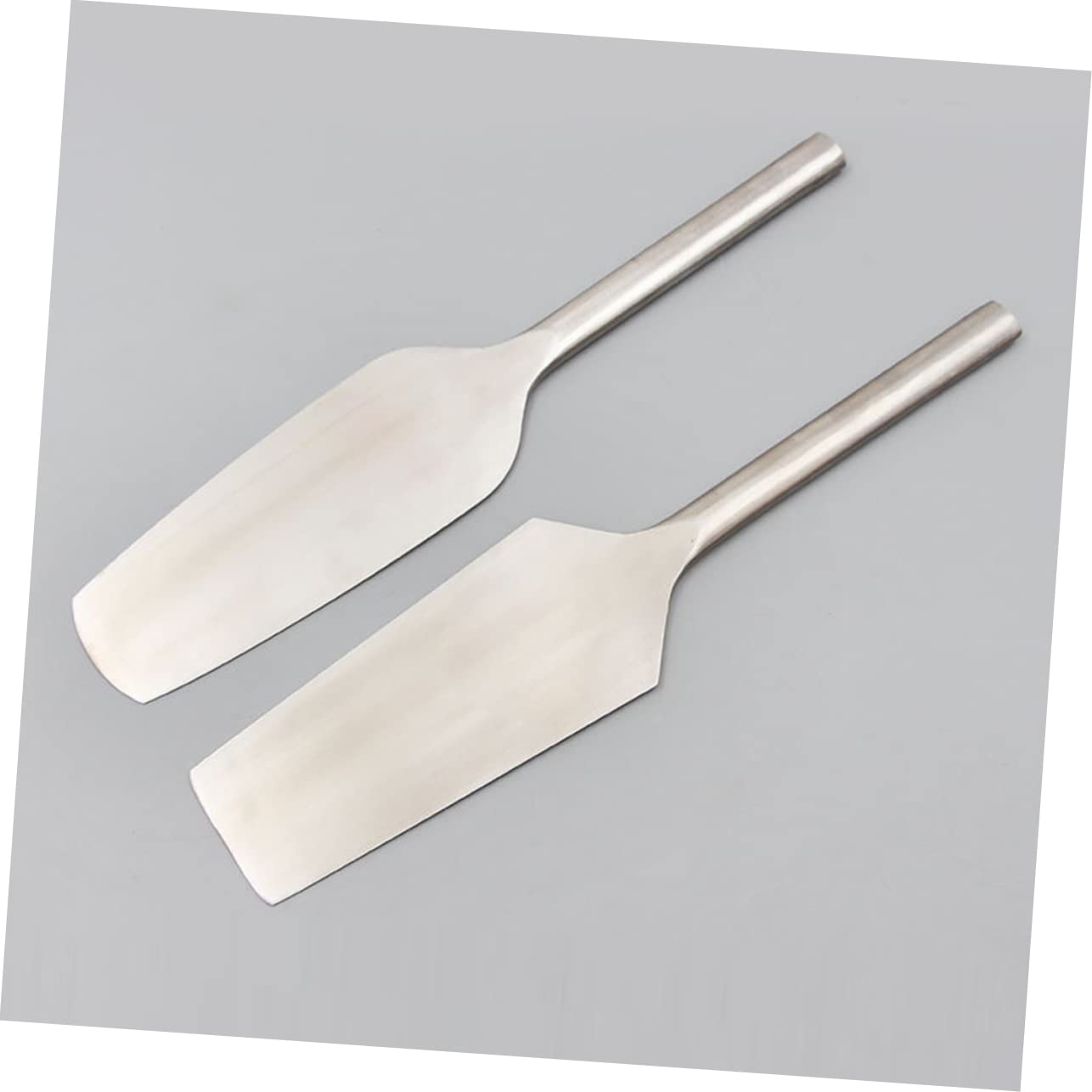 2-Piece Stainless Steel Plaster & Tile Tools Set - Margin Trowel & Drywall Trowel for Concrete, Masonry, Flooring & Construction Work - Durable Metal Tools for Professional Contractors & DIY Home Renovation Projects