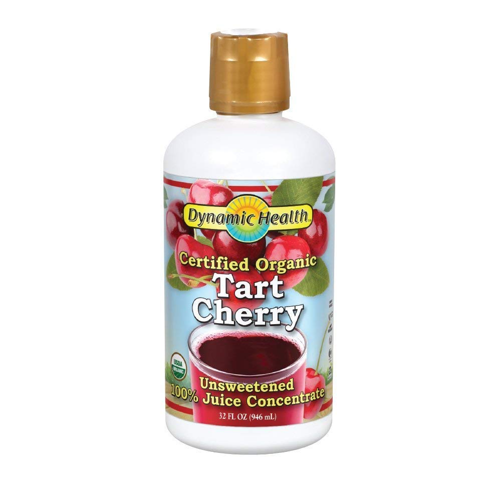 Organic Tart Cherry Juice Concentrate 32 fl oz - USDA Certified, Antioxidant Rich, No Added Sugar - Perfect for Smoothies, Cocktails & Natural Health Support