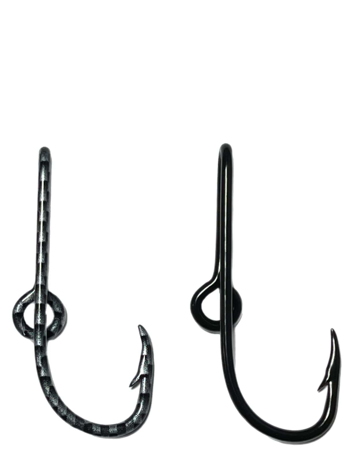 Premium Eagle Claw Carbon Fiber & Black Hat Hook - Stylish Fishing Hook Hat Pin for Caps & Outdoor Adventures