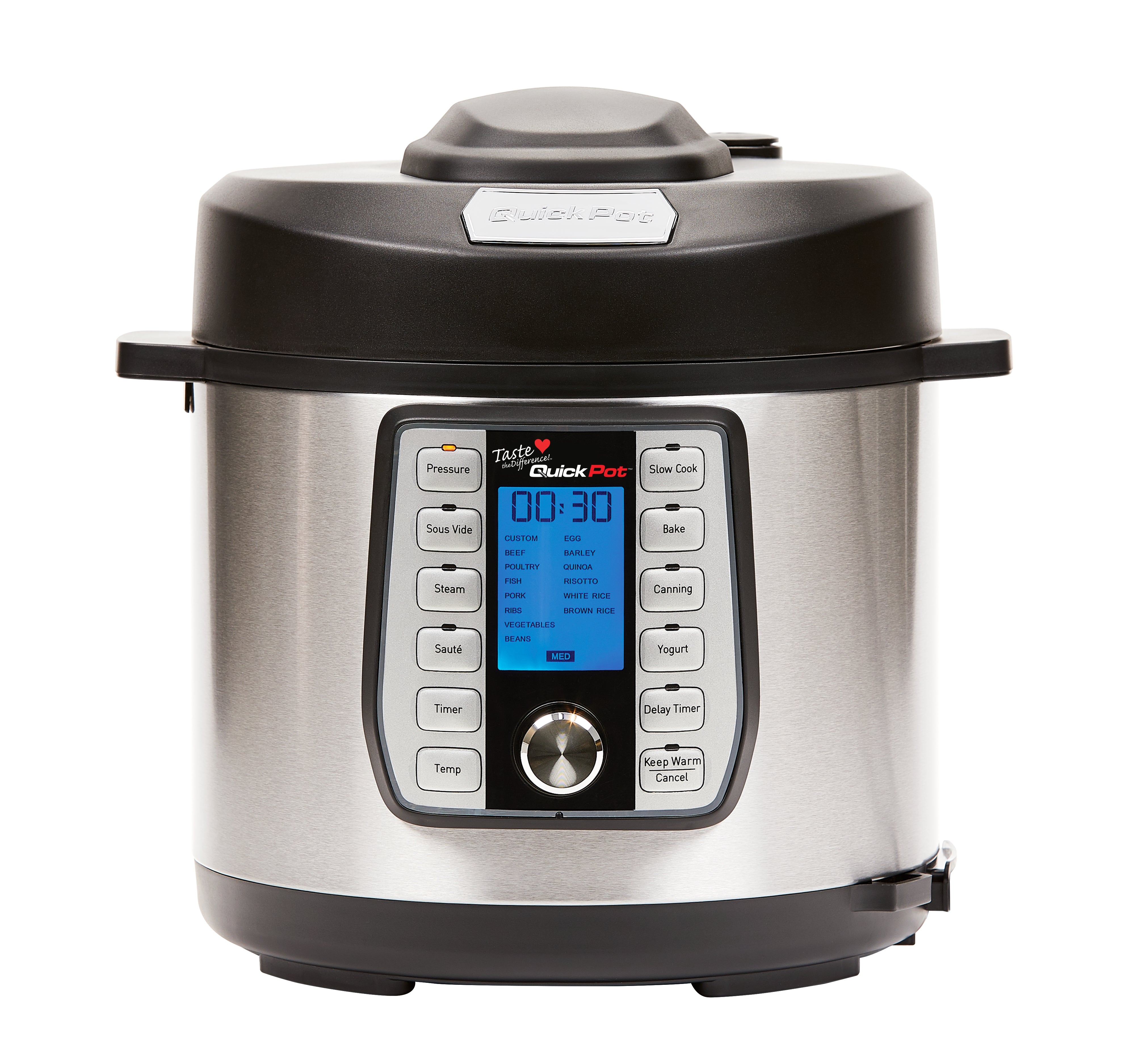 Power Quick Pot - 6-in-1 Multi-Functional Electric Pressure Cooker with 10 Presets | Fast Cooking & Healthy Meals | Perfect for Rice, Soup, Stew & Meal Prep
