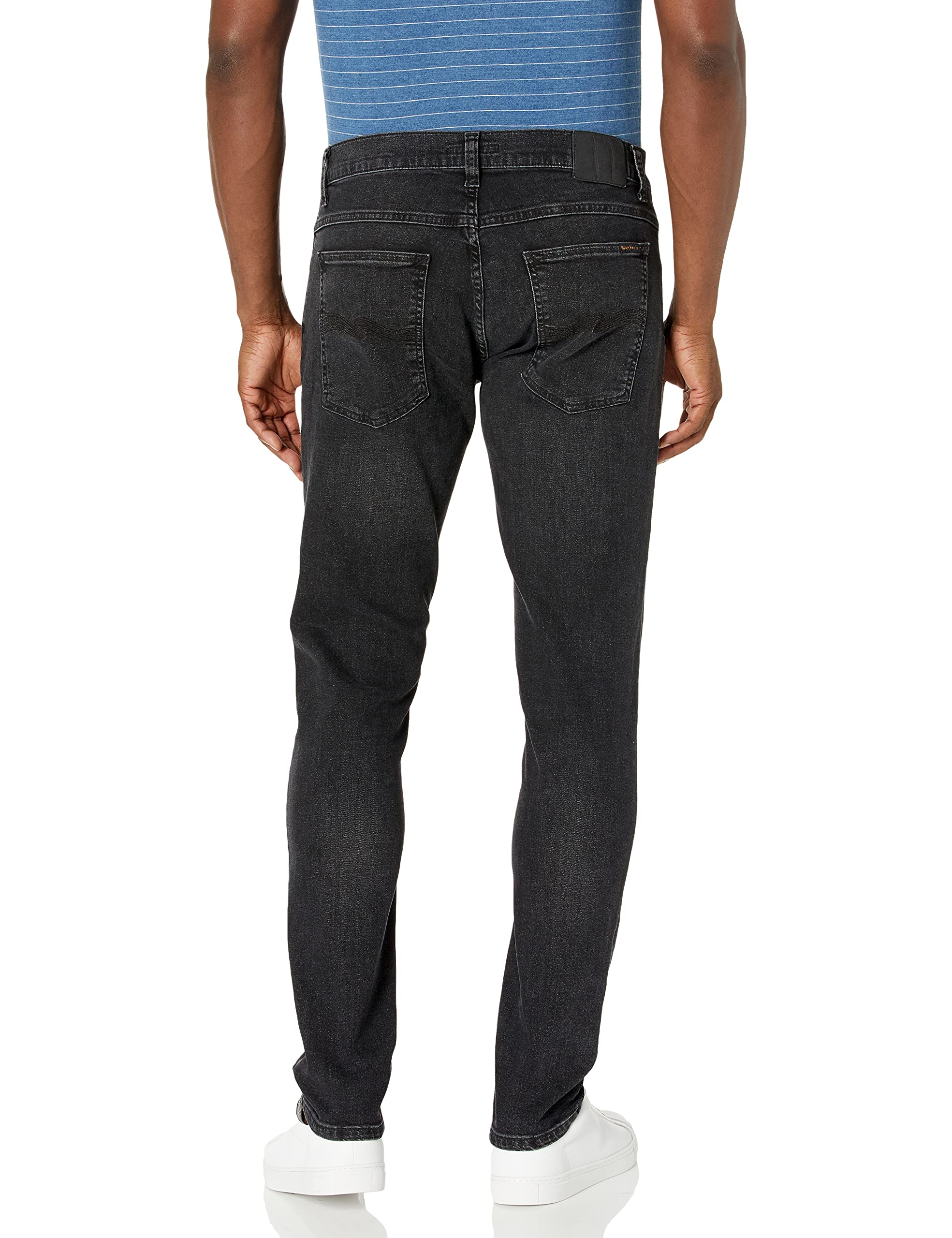 Nudie Jeans Tight Terry Black Treats - Premium Slim Fit Stretch Denim Pants for Women | Perfect for Casual Wear, Night Out & Street Style Fashion