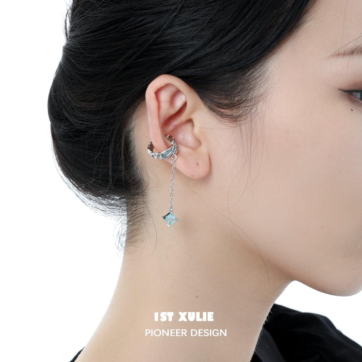 18K Gold Plated Tassel Drop Earrings for Women - Elegant Dangle Clip-On Earrings for Party, Wedding & Evening Events | Hypoallergenic Fashion Jewelry Gift