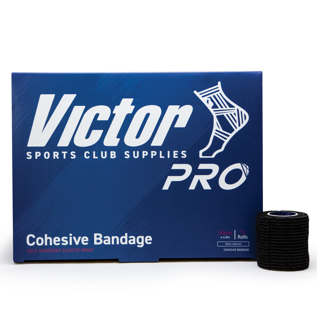 Victor Pro Cohesive Bandage Box - Self-Adhering Medical Wrap for Sports Injuries, First Aid & Veterinary Use - Latex-Free & Breathable Support Bandage for Ankles, Wrists & Joints (Ideal for Athletes, Nurses & Pet Care)