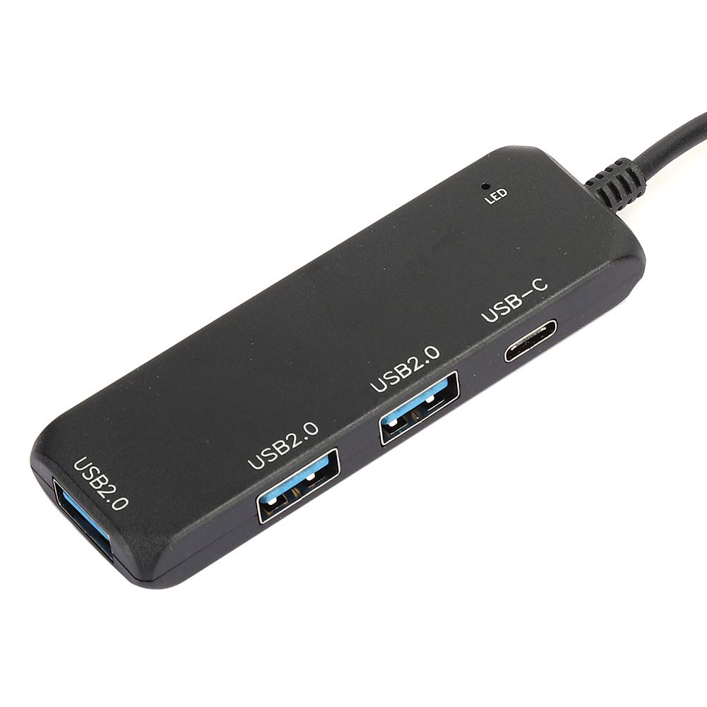 4-in-1 USB C Hub Adapter with 4 Ports - USB 2.0/1.2/1.0 Compatible for Mouse, Keyboard, USB Fan & More - Perfect for Laptop, Desktop & Office Workspace Expansion
