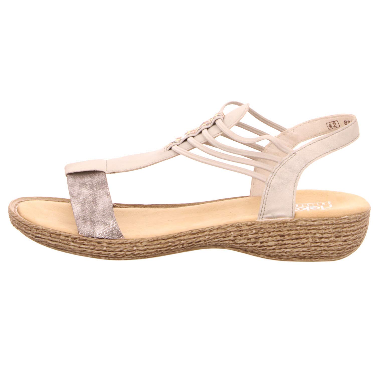 Rieker Women's Closed Toe Sandals - Comfortable Summer Walking Shoes with Arch Support | Perfect for Beach, Travel & Casual Outfits