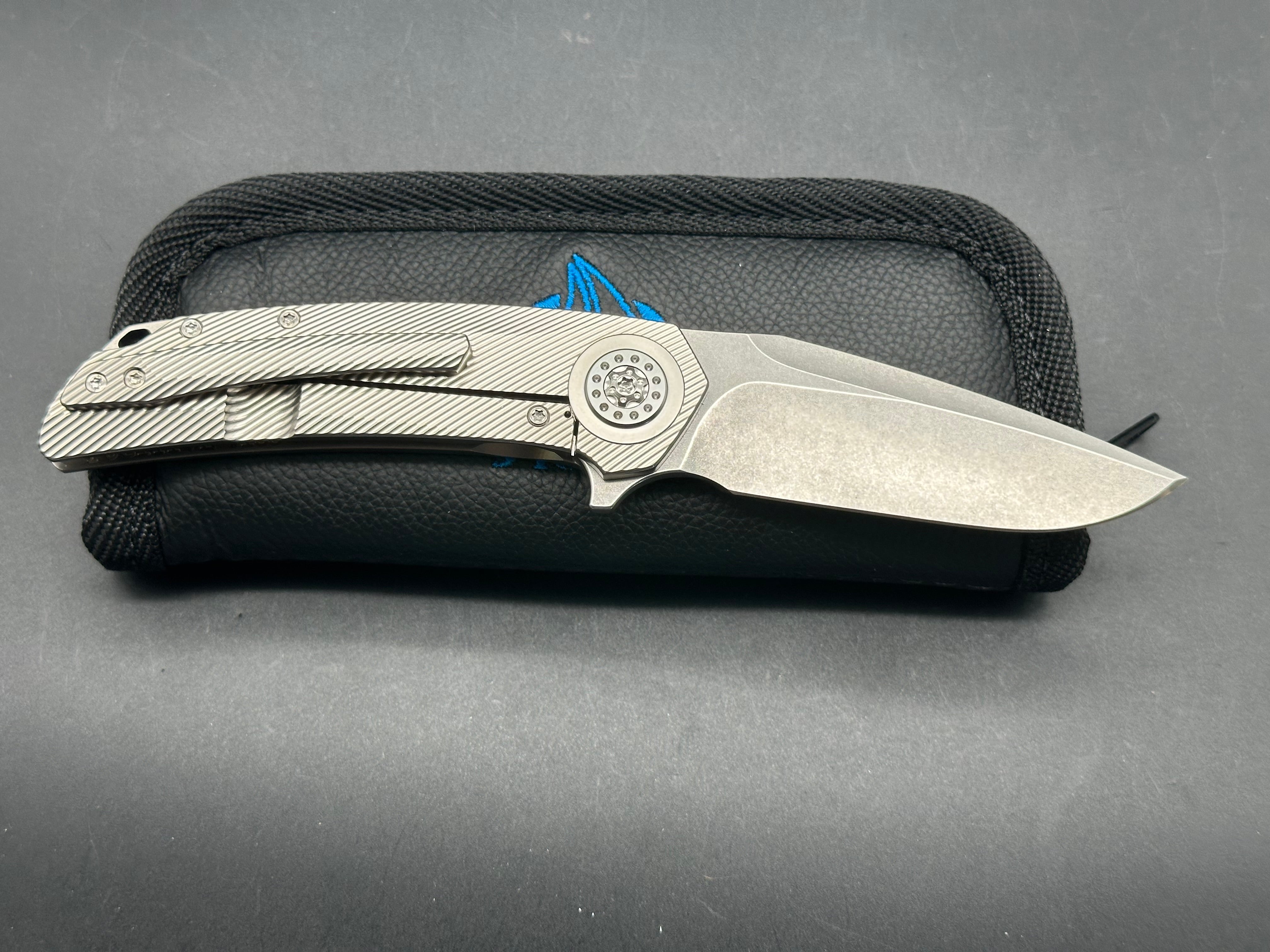 Skiff Made Blades Fugitive - Premium Non-Anodized Pocket Knife for EDC, Outdoor Adventures & Survival Gear