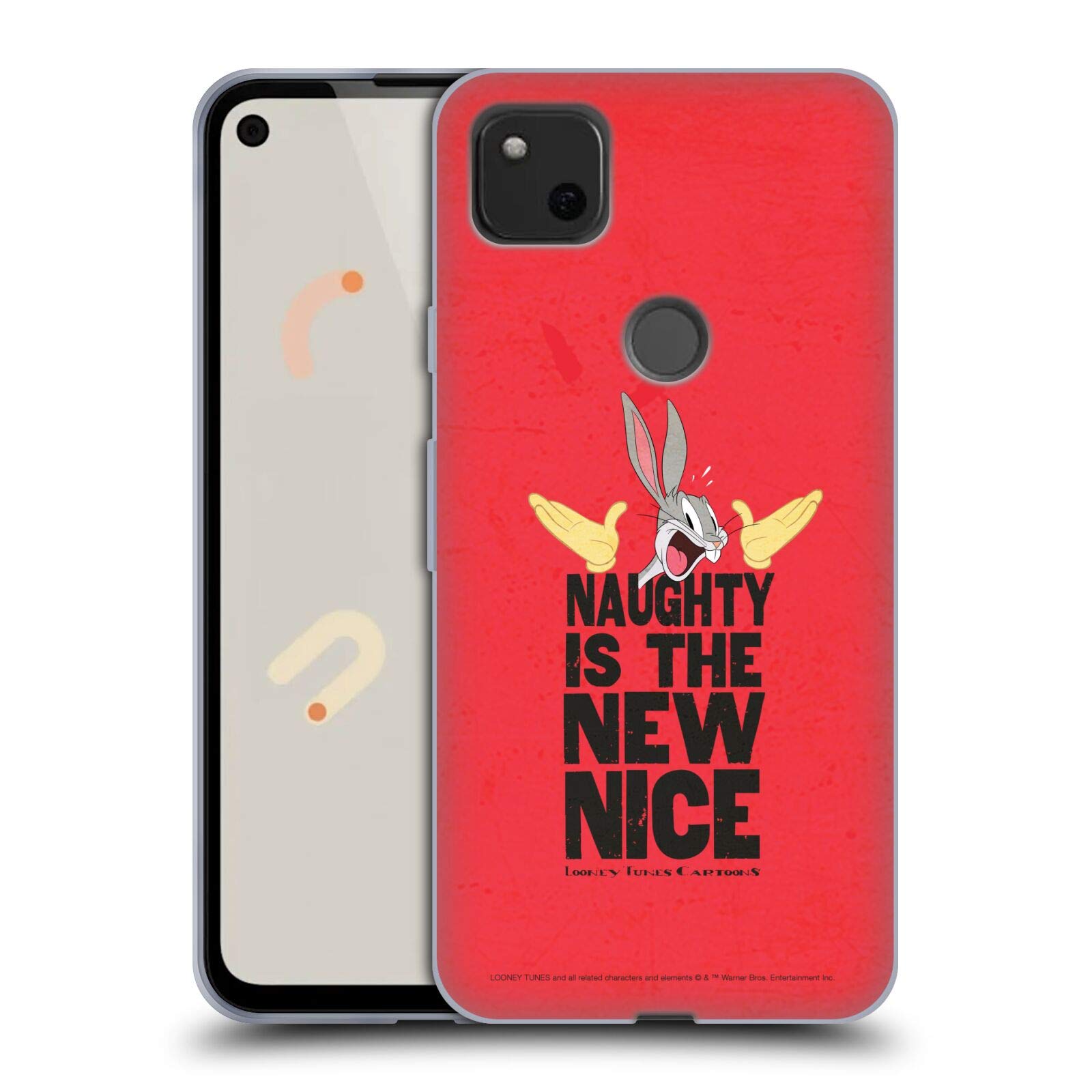 Bugs Bunny Soft Gel Case for Google Pixel 4a - Looney Tunes Licensed - Perfect for Holidays & Gifts